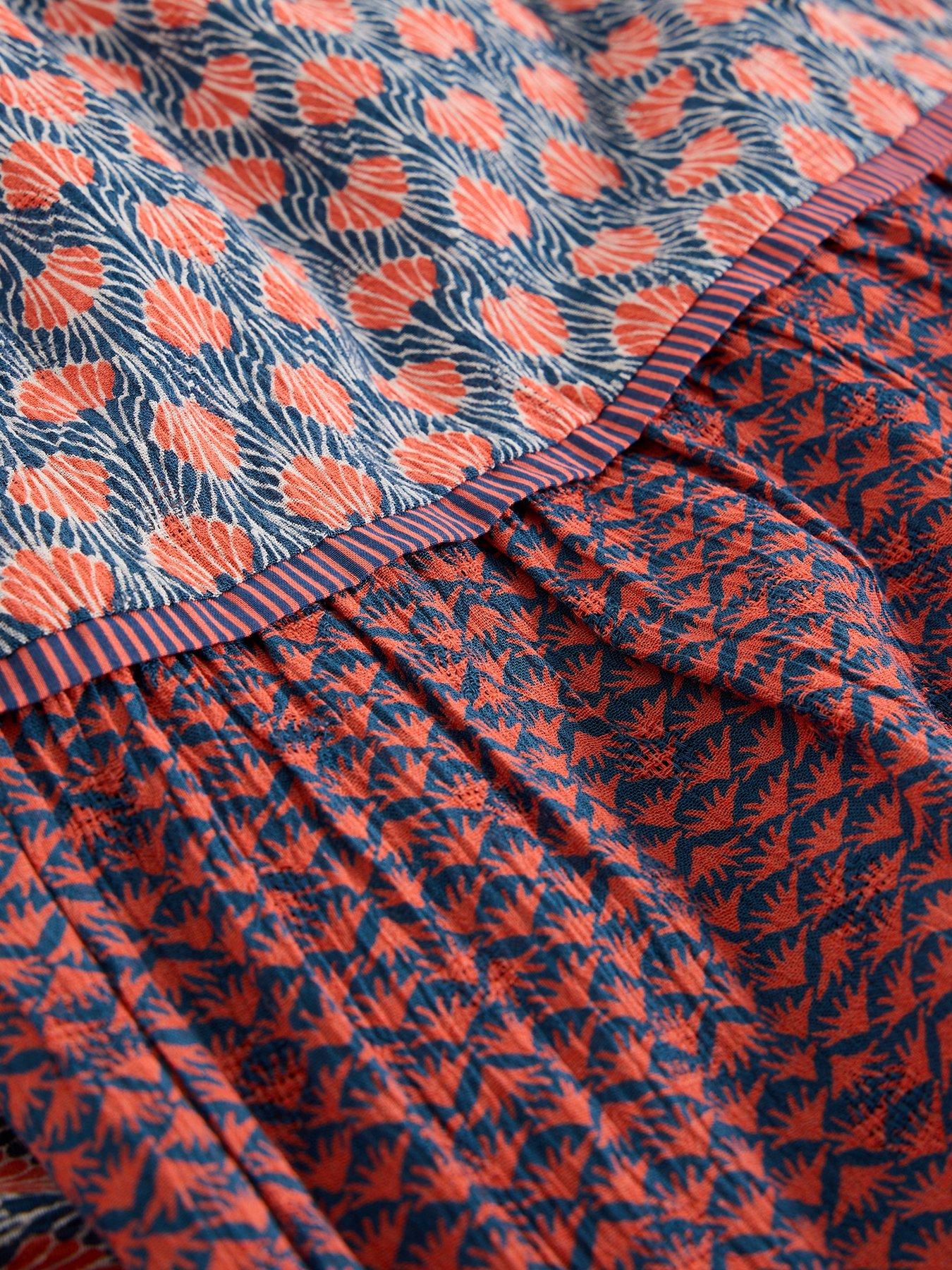 Image 6 of 6 of White Stuff Mabel Mixed Print Skirt