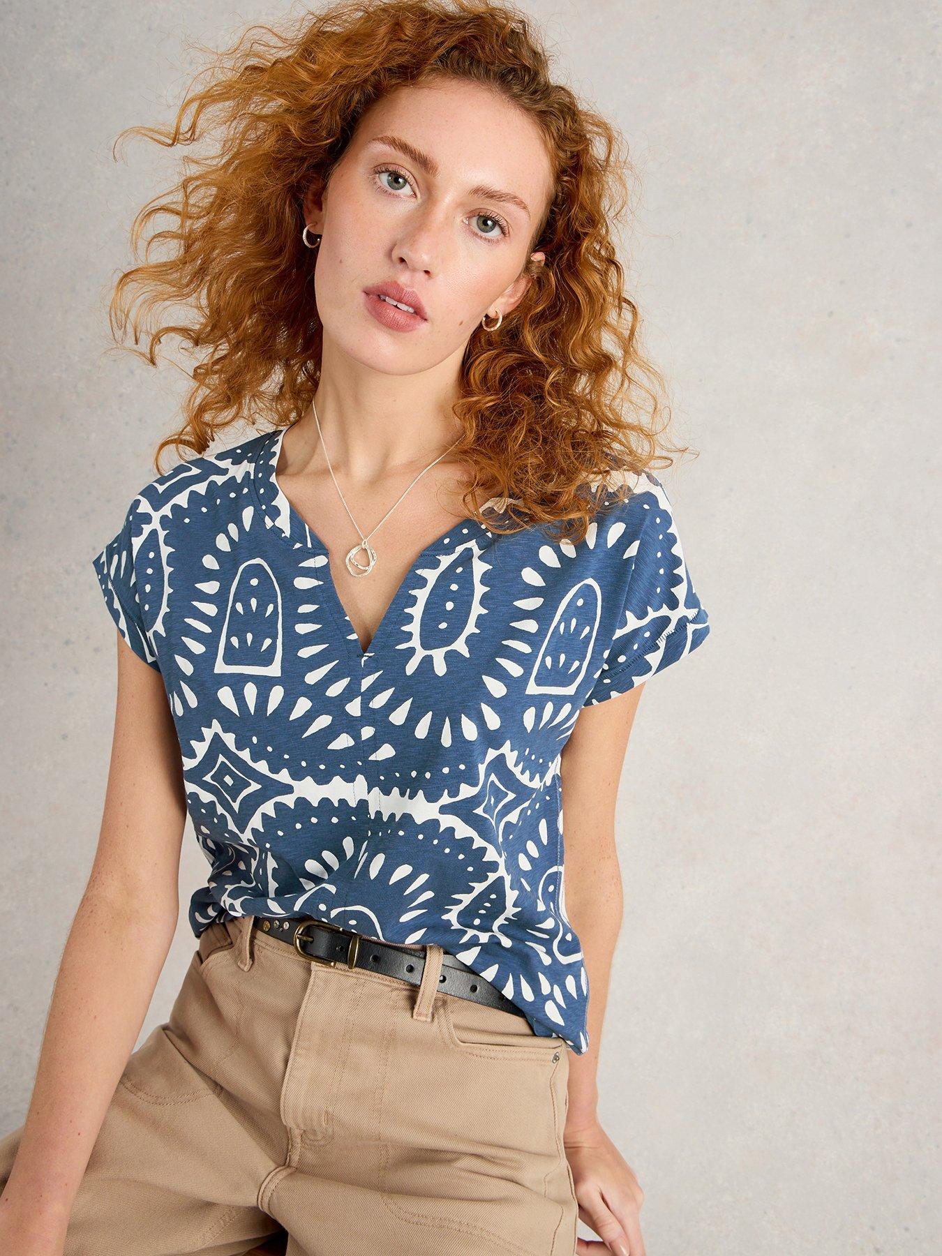undefined Nelly Notch Neck Tee