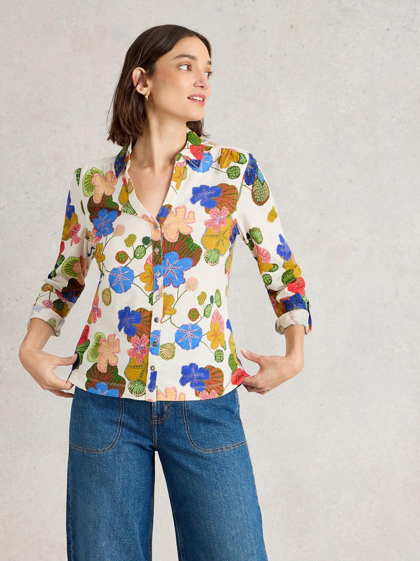 Image of White Stuff Annie Jersey Shirt