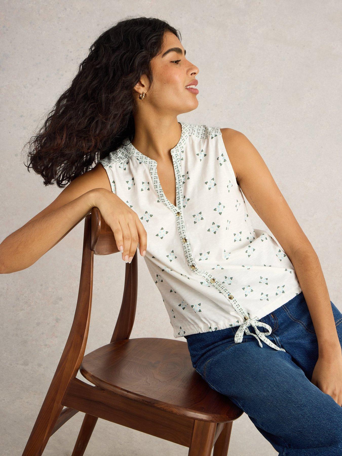 undefined Tulip Sleeveless Shirt