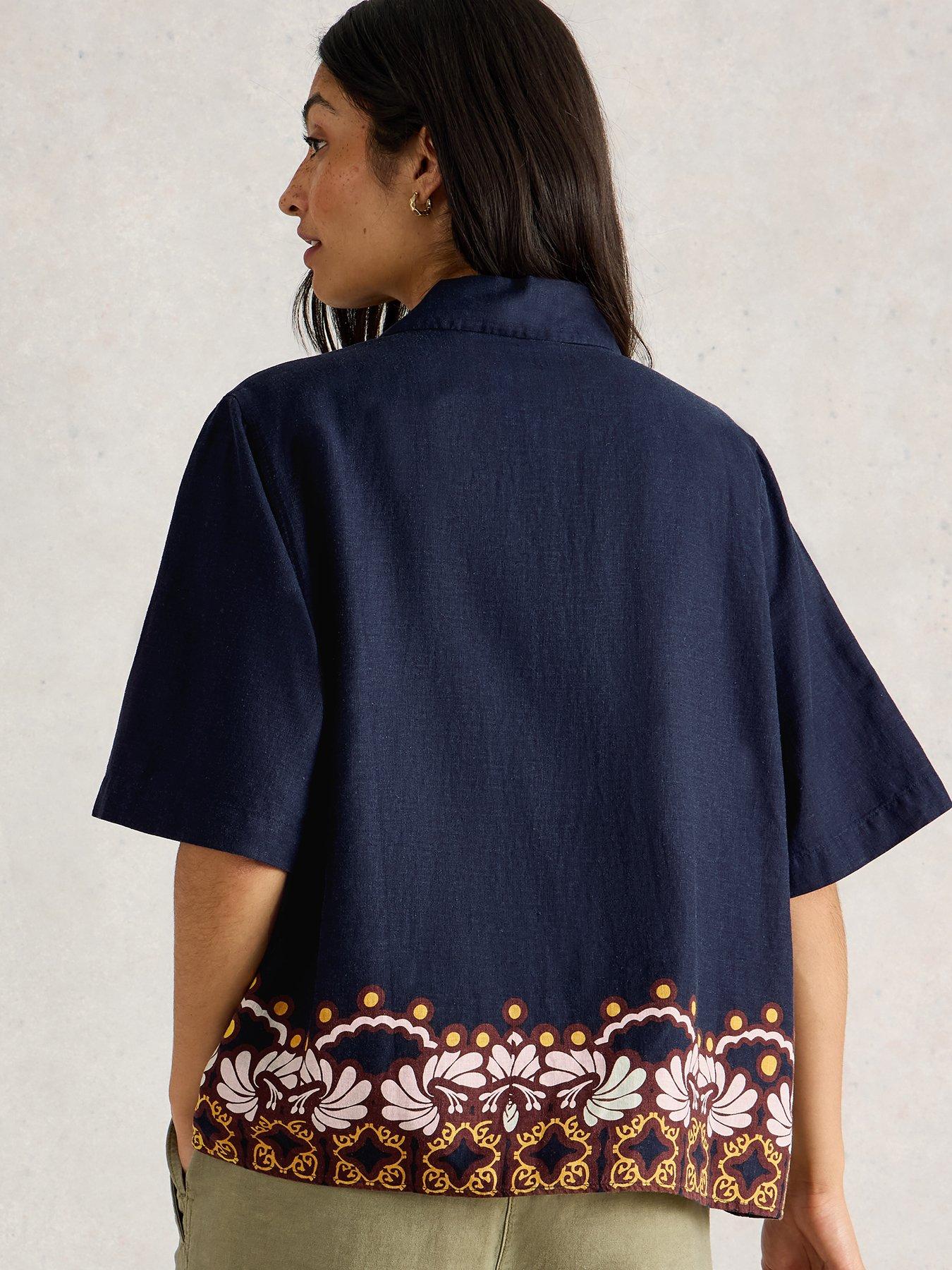 Image 2 of 6 of White Stuff Bella Linen Blend Resort Shirt