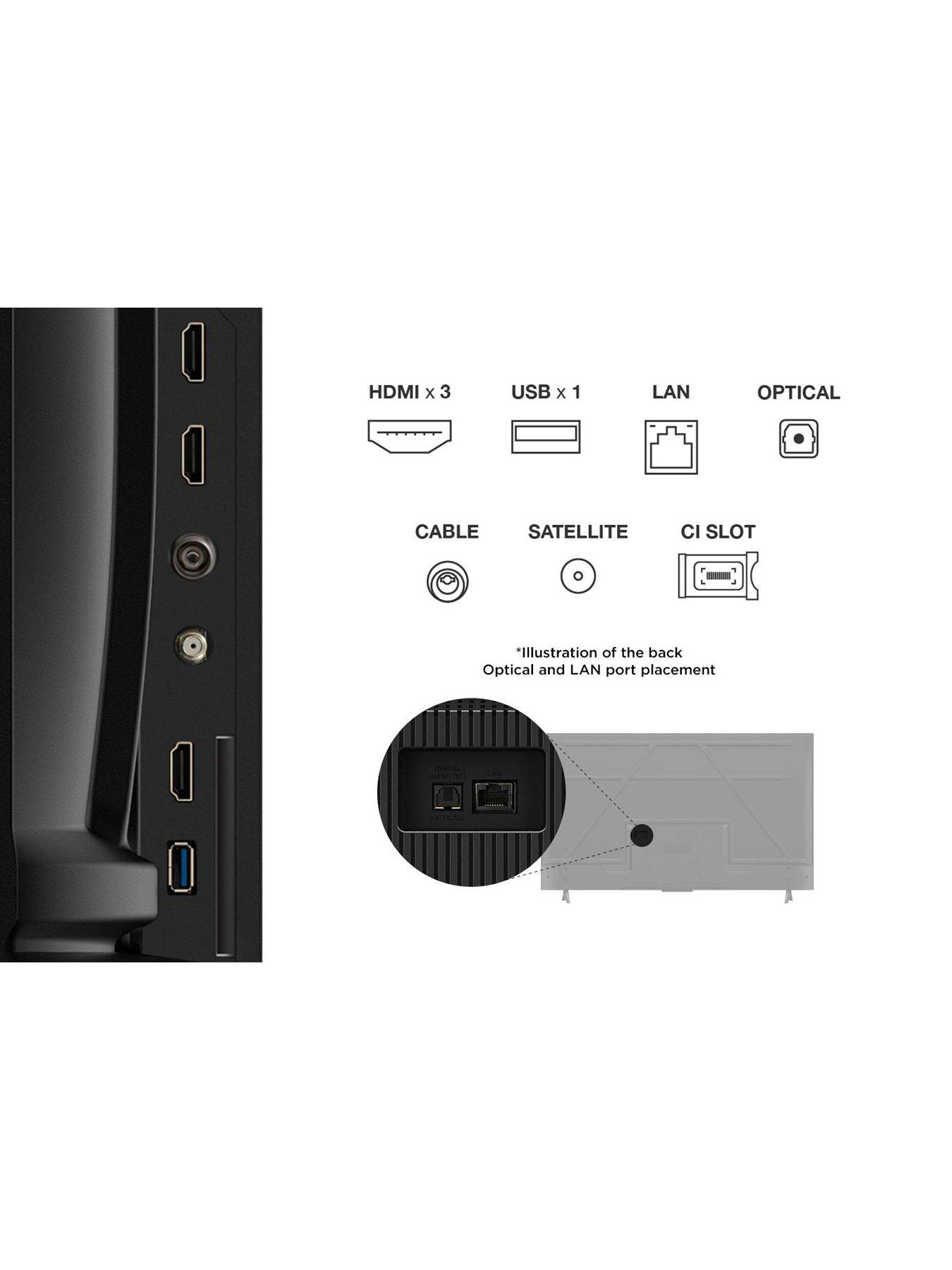 Image 6 of 7 of TCL 55V6C, Direct LED TV, 4K HDR TV, Smart TV Powered by Google TV