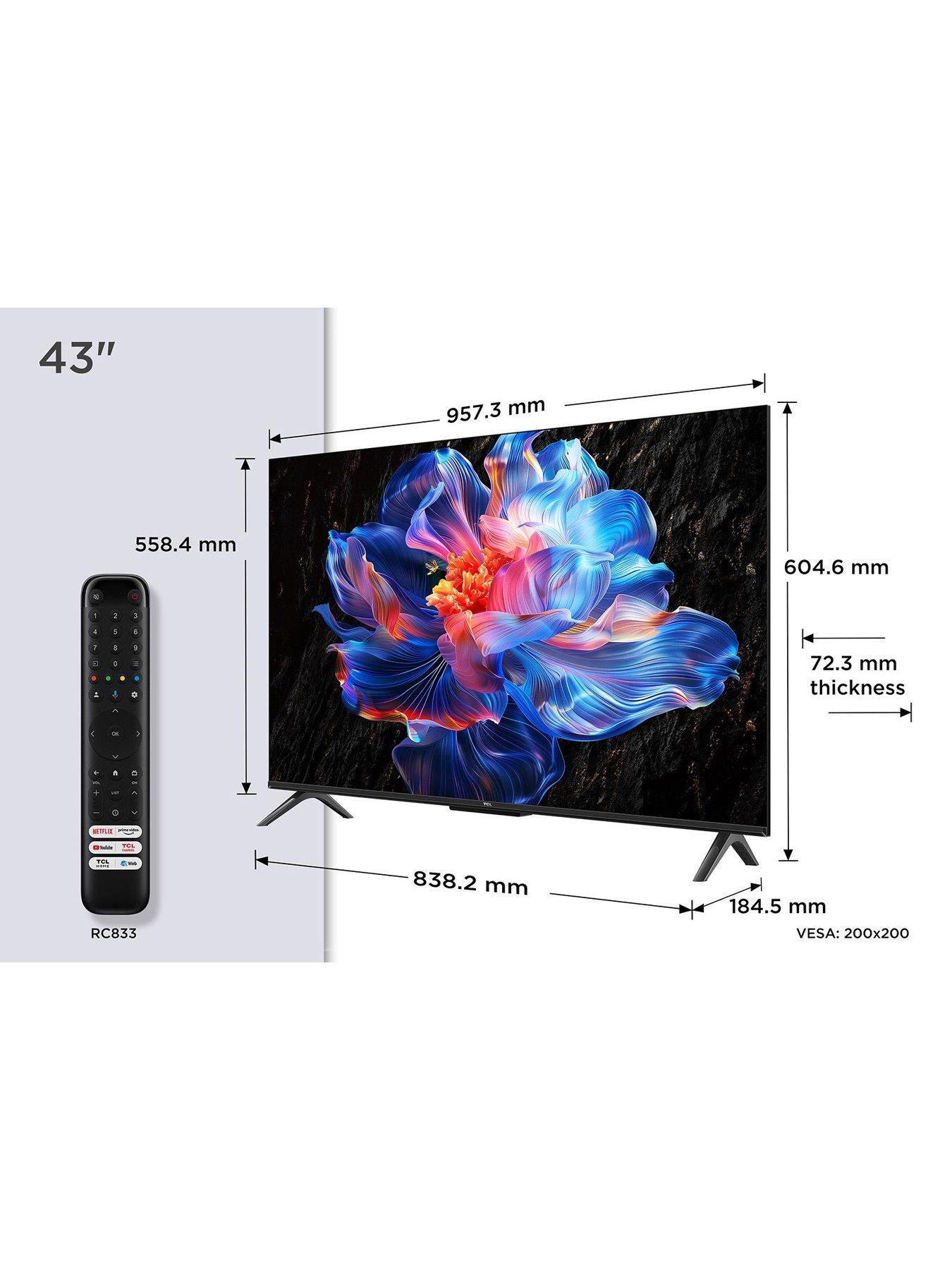 Image 5 of 7 of TCL 43V6C, Direct LED TV, 4K HDR TV, Smart TV Powered by Google TV