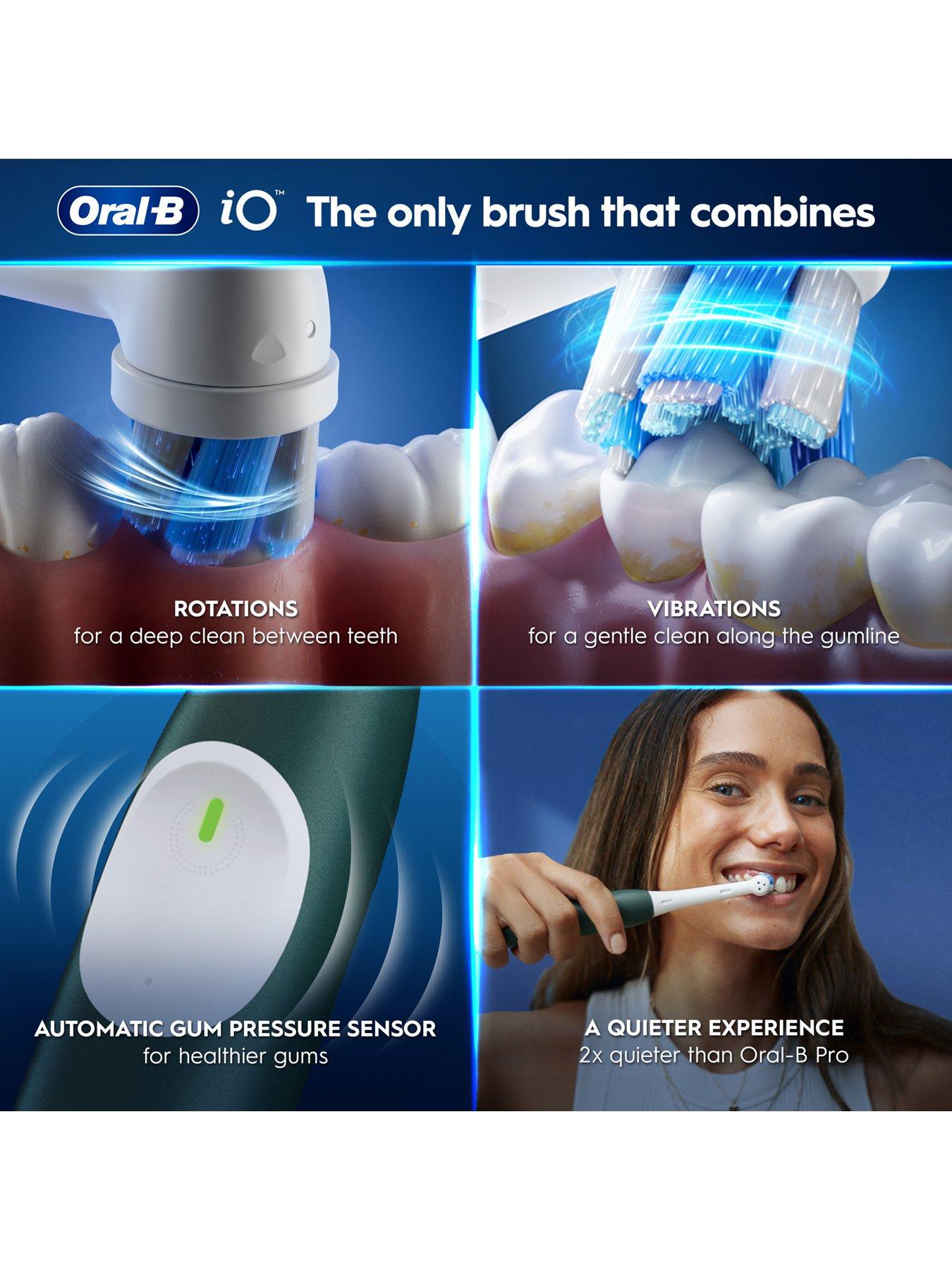 Oral-B iO2 Forest Green Electric Toothbrush + Travel Case | Very