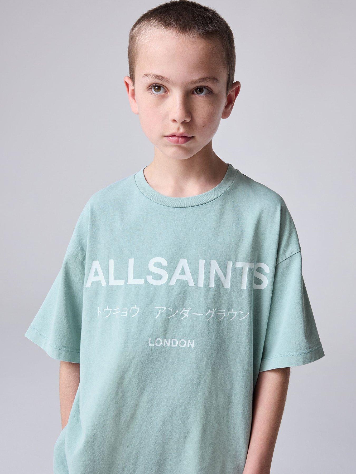 undefined Boys Logo T-Shirt - Blue
