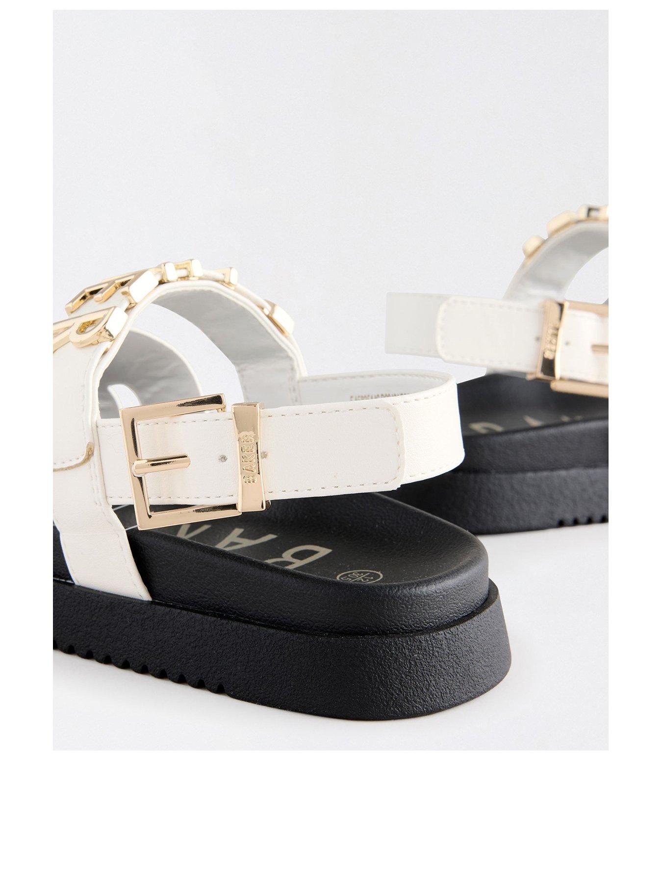 Image 2 of 5 of Ted Baker Charm Sandal - White