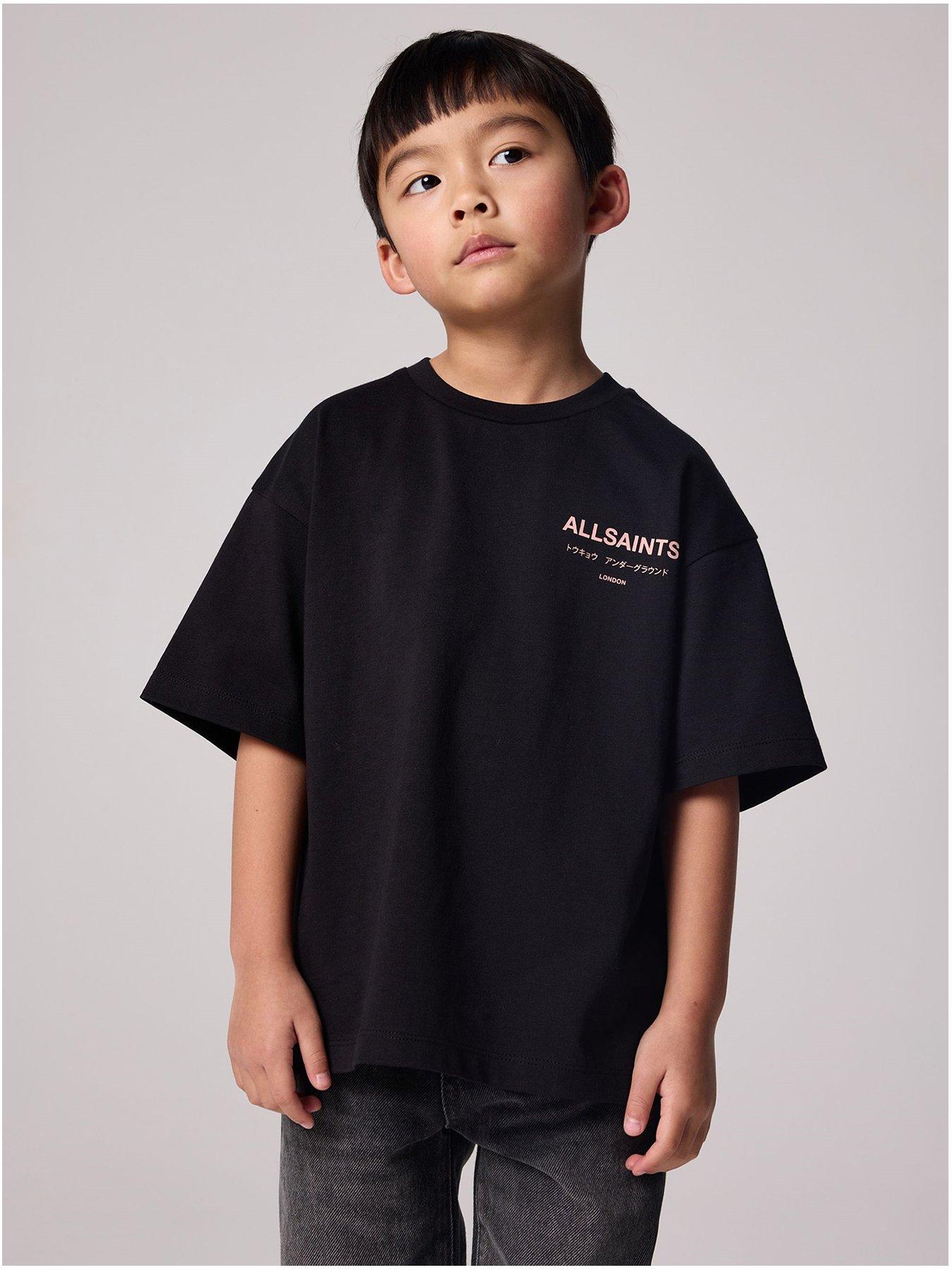 undefined Boys Logo T-Shirt - Black