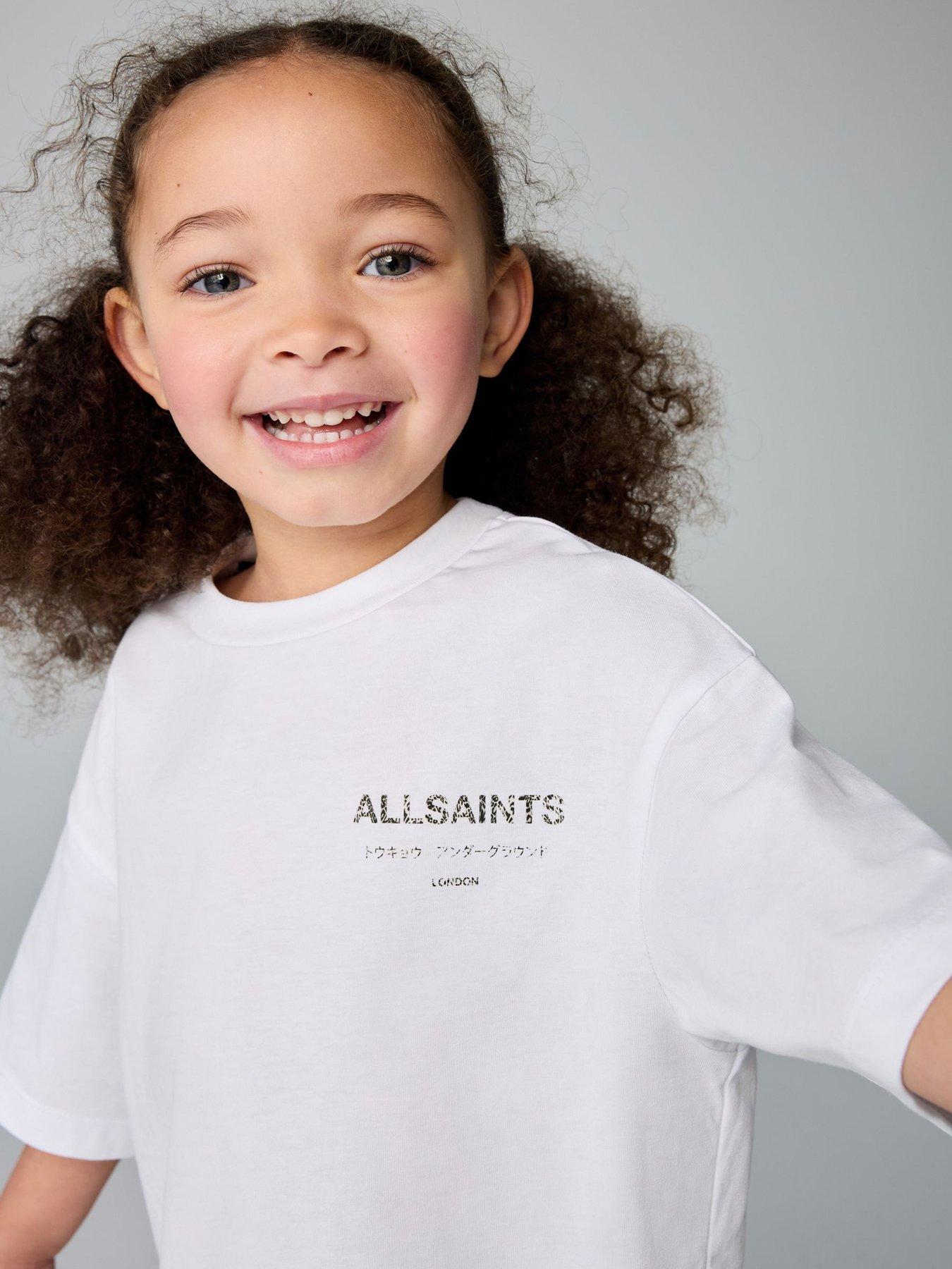 Image 3 of 6 of smALLSAINTS Girls T-Shirt And Leggings Set - Grey