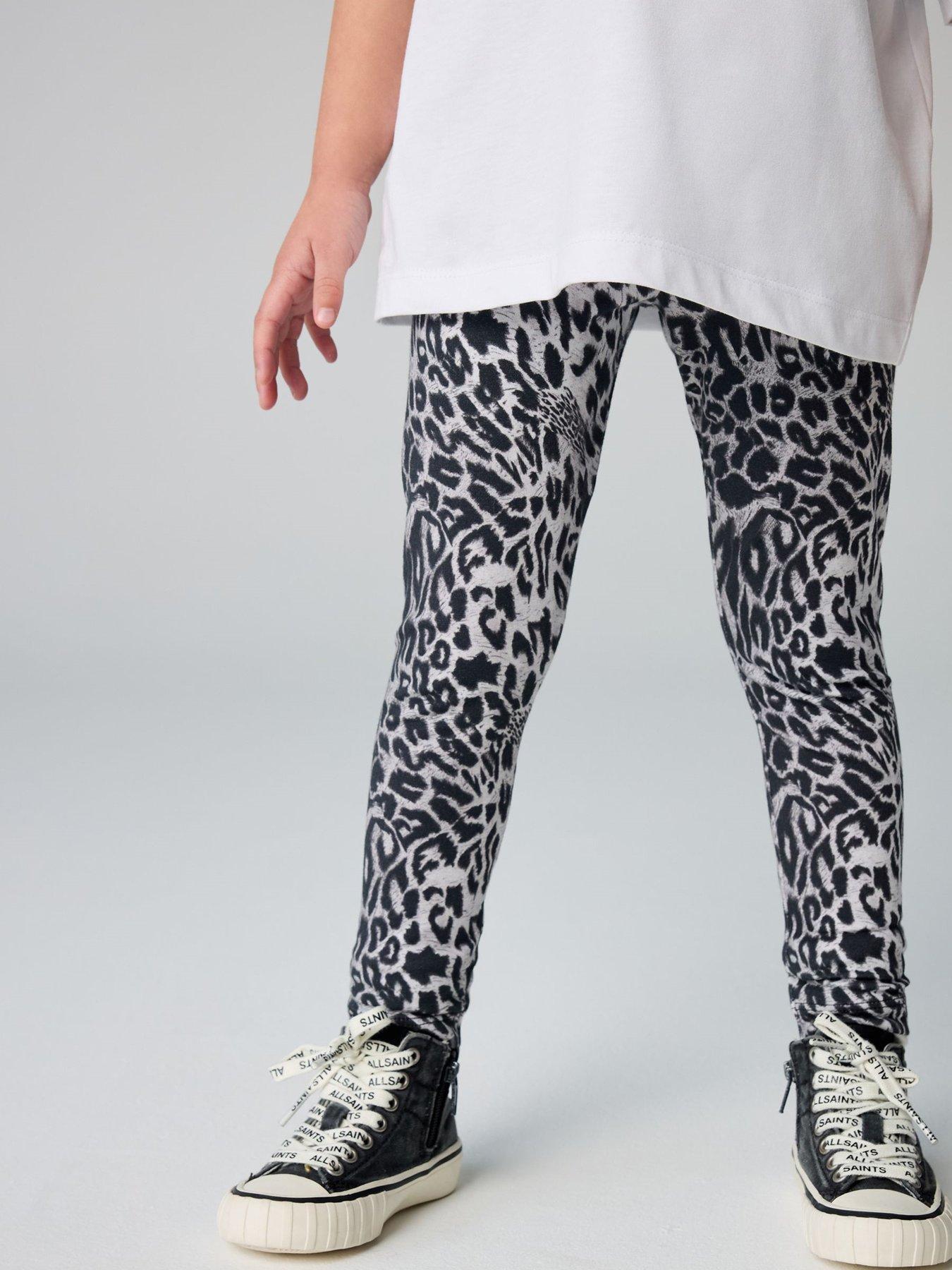 Image 4 of 6 of smALLSAINTS Girls T-Shirt And Leggings Set - Grey