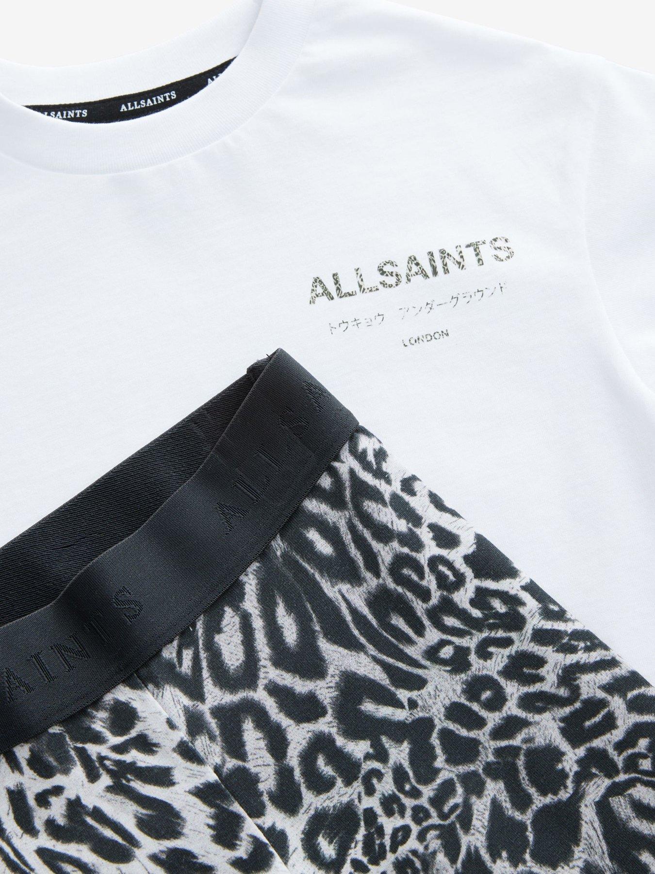 Image 6 of 6 of smALLSAINTS Girls T-Shirt And Leggings Set - Grey