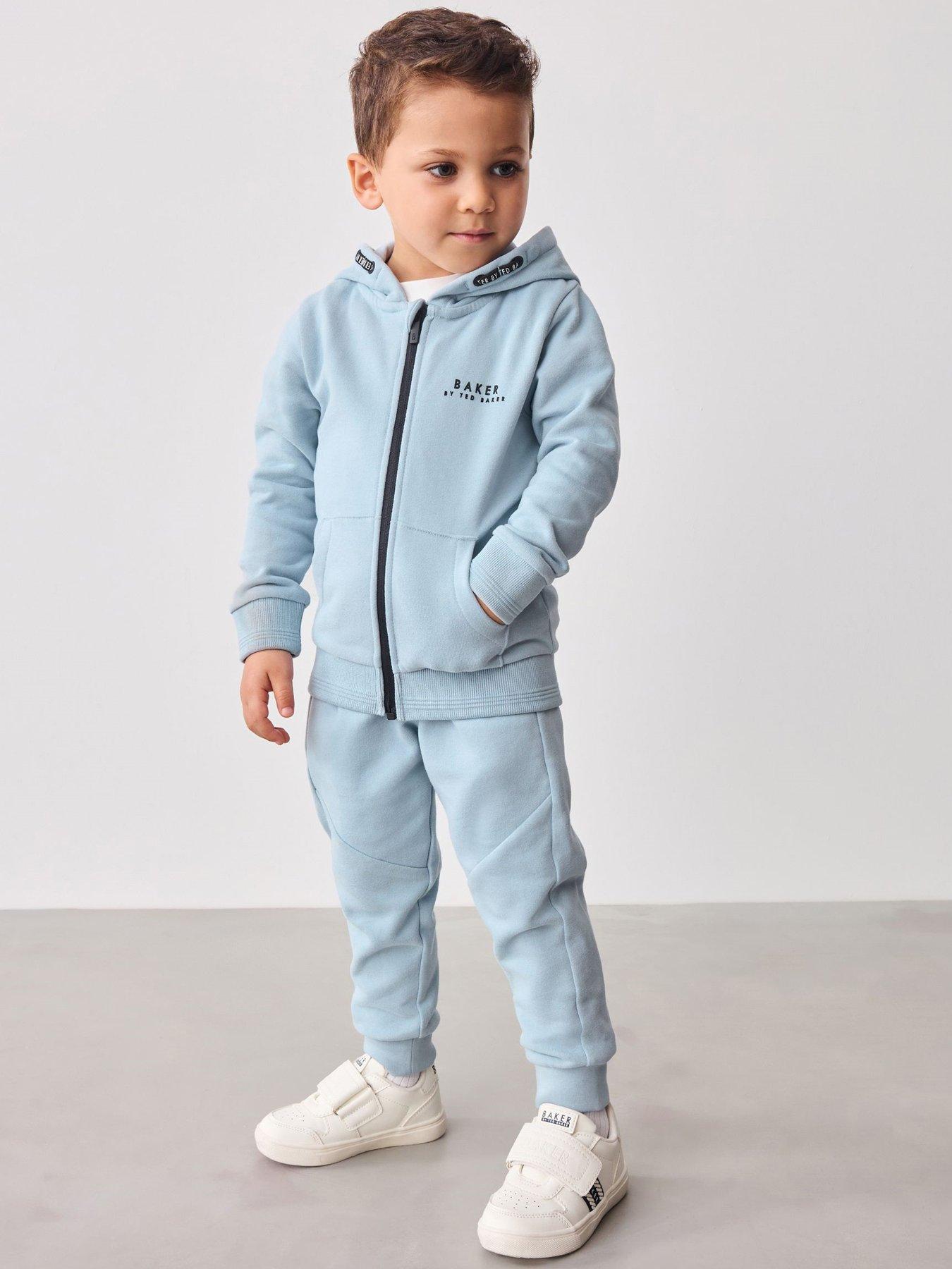 undefined Boys Hoodie And Jogger Set - Blue