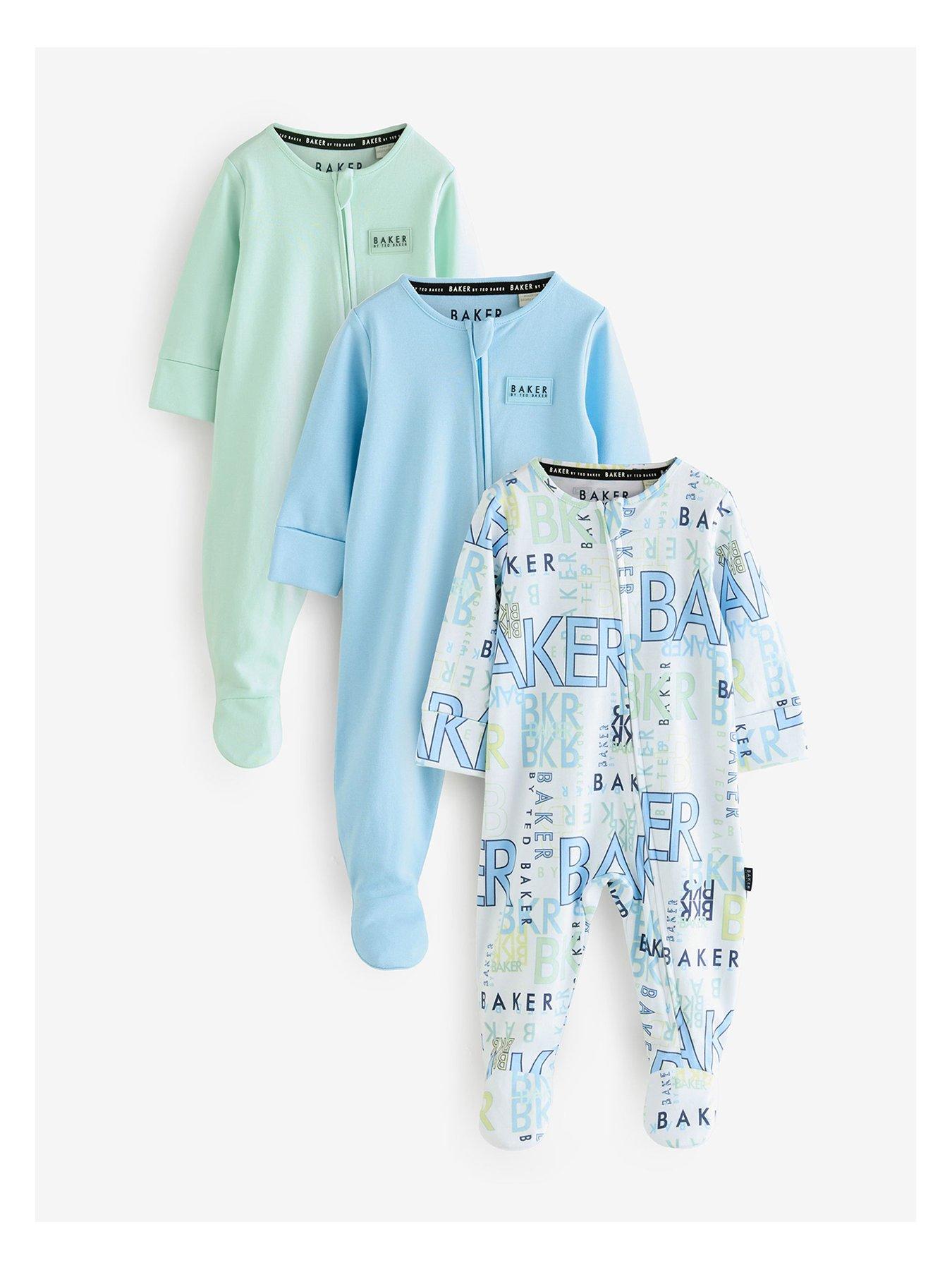 undefined Baby 3 Pack Sleepsuit - Multi