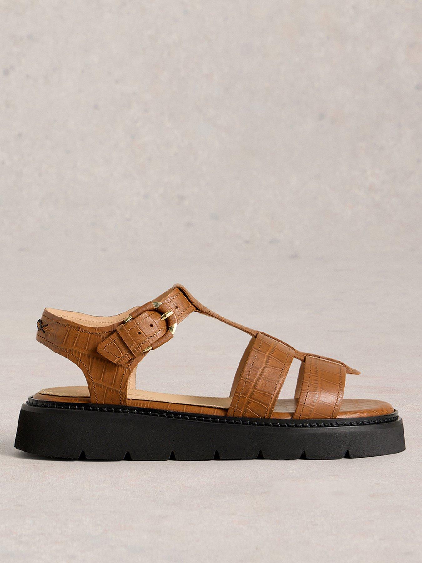 undefined Rose Leather Sandal