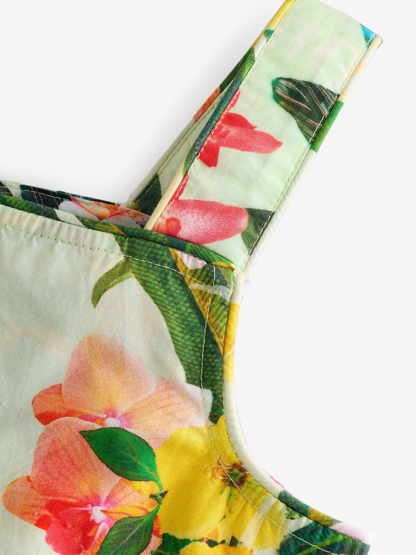 Image 6 of 6 of Ted Baker Girls Tropical Print Top And Short Set - Multi