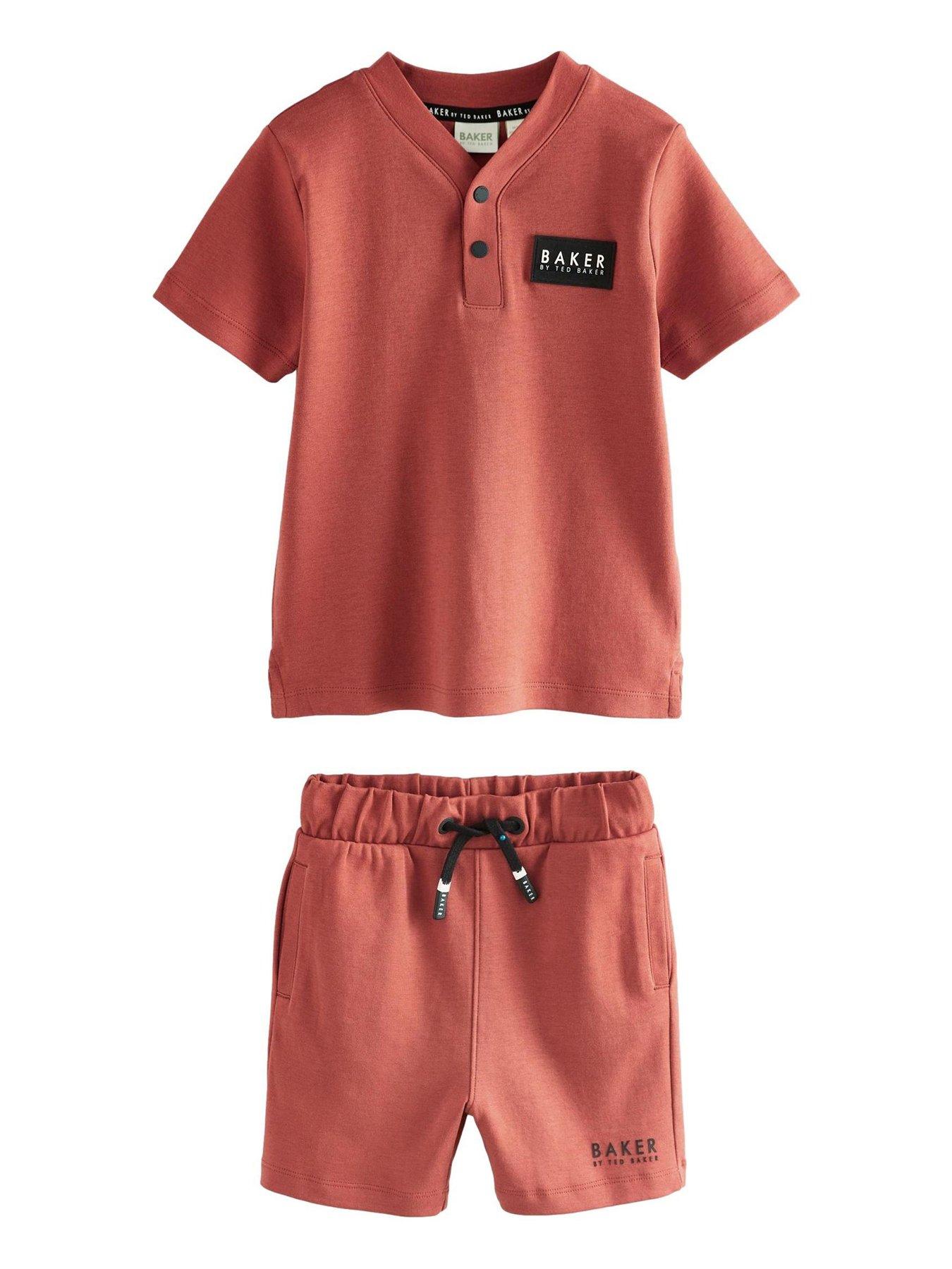 undefined Top  &  Short Set - Red