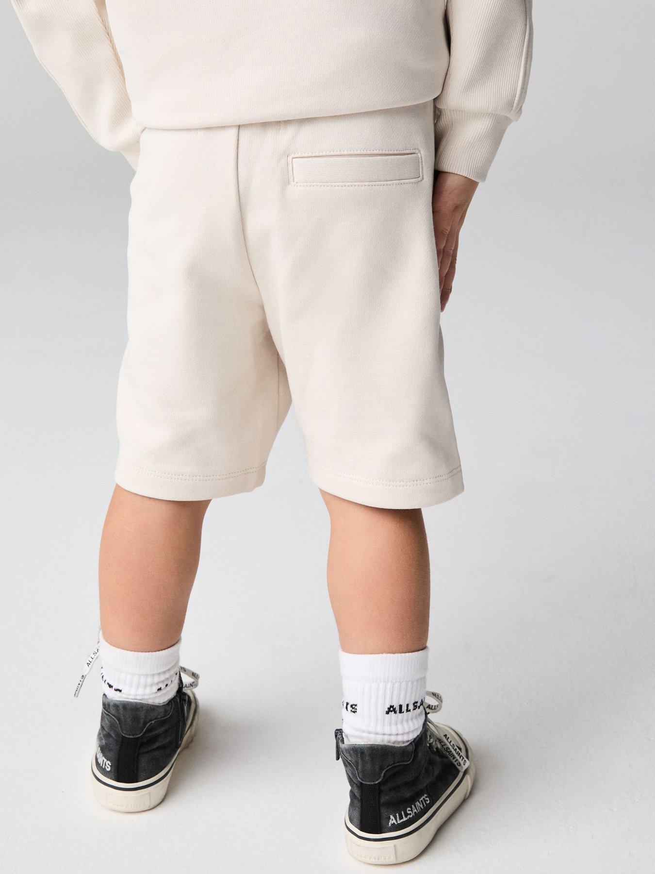 Image 5 of 6 of smALLSAINTS Baby Boys Sweat Top &amp; Jogger Set - Beige