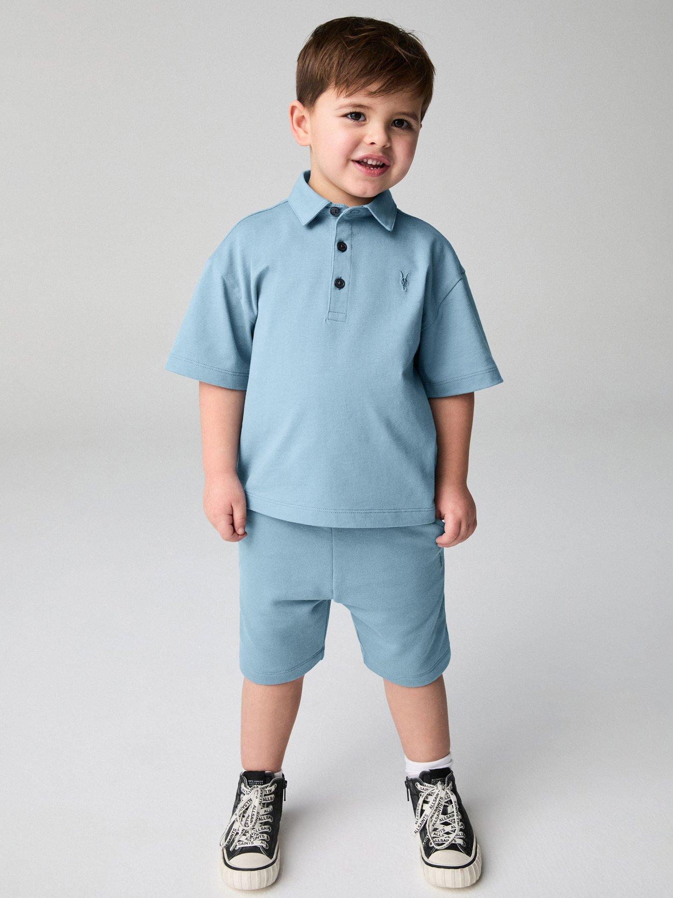 undefined Baby Boys Top  &  Short Sets - Blue
