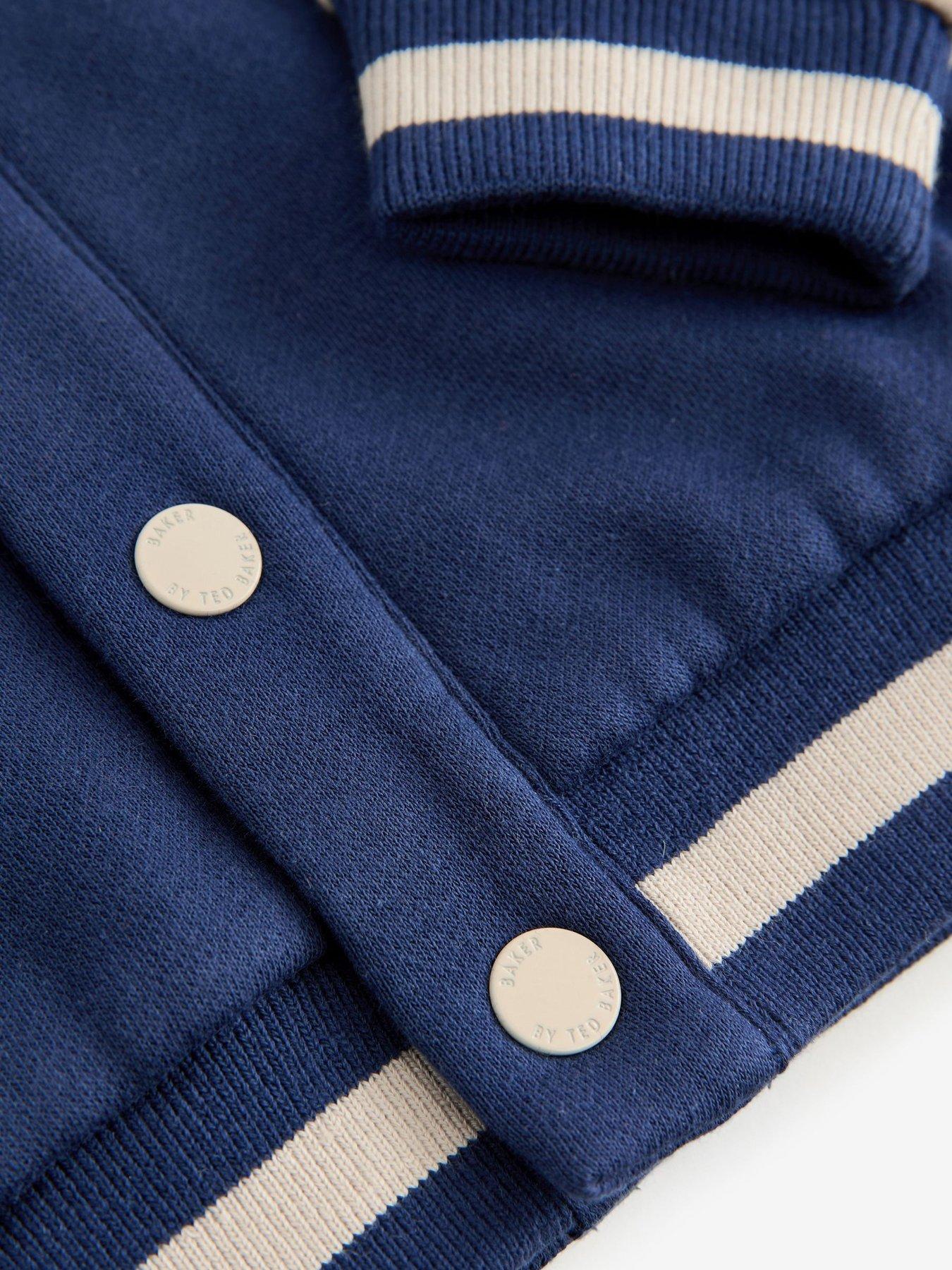 Image 6 of 7 of Ted Baker Jacket, Top &amp; Short Set - Navy