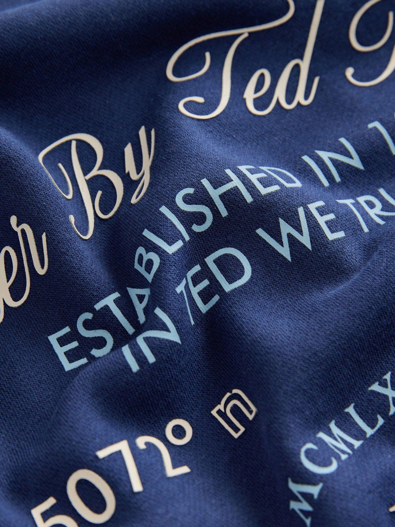 Image 7 of 7 of Ted Baker Jacket, Top &amp; Short Set - Navy