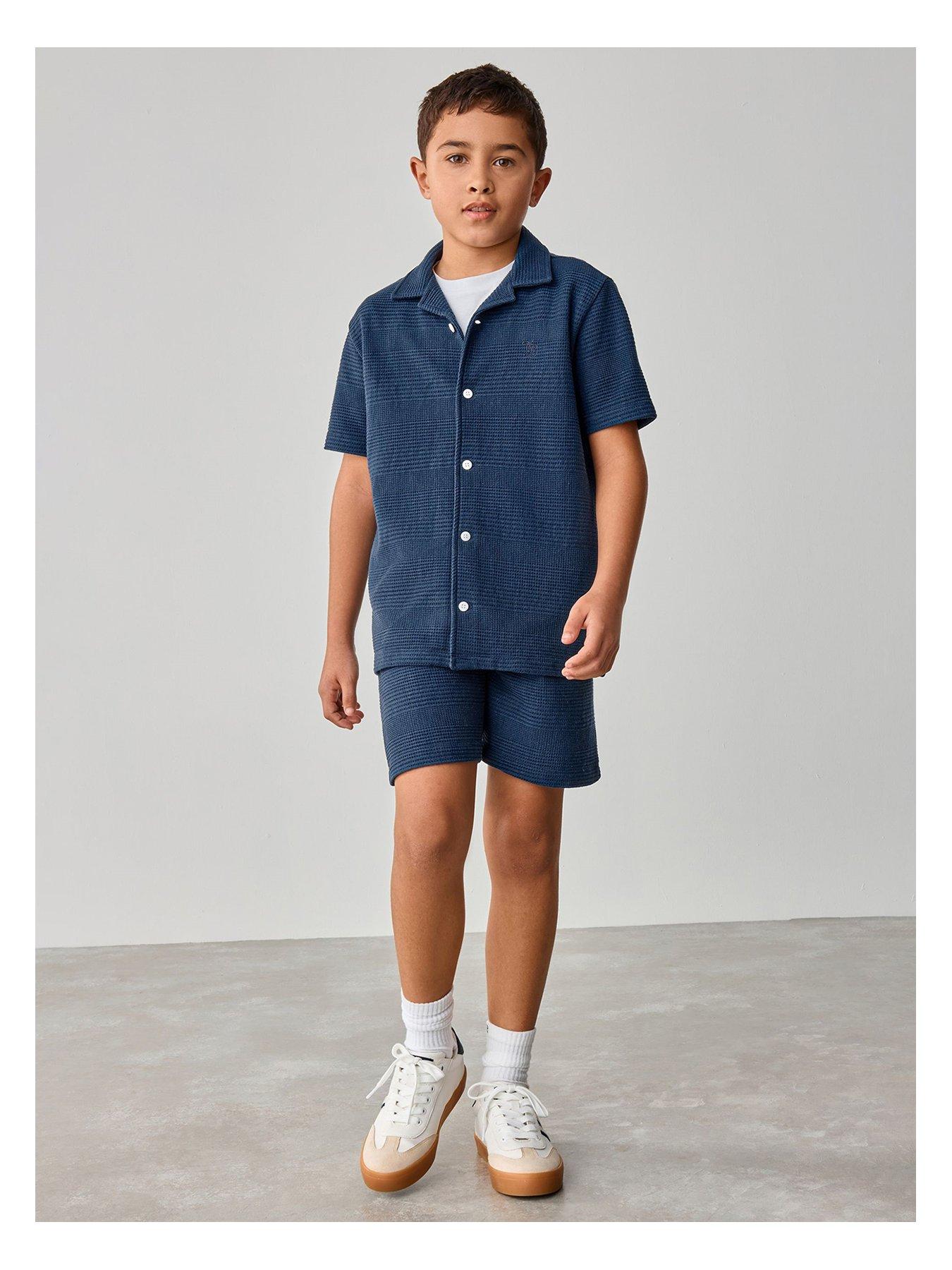 undefined Shirt  &  Short Set - Blue