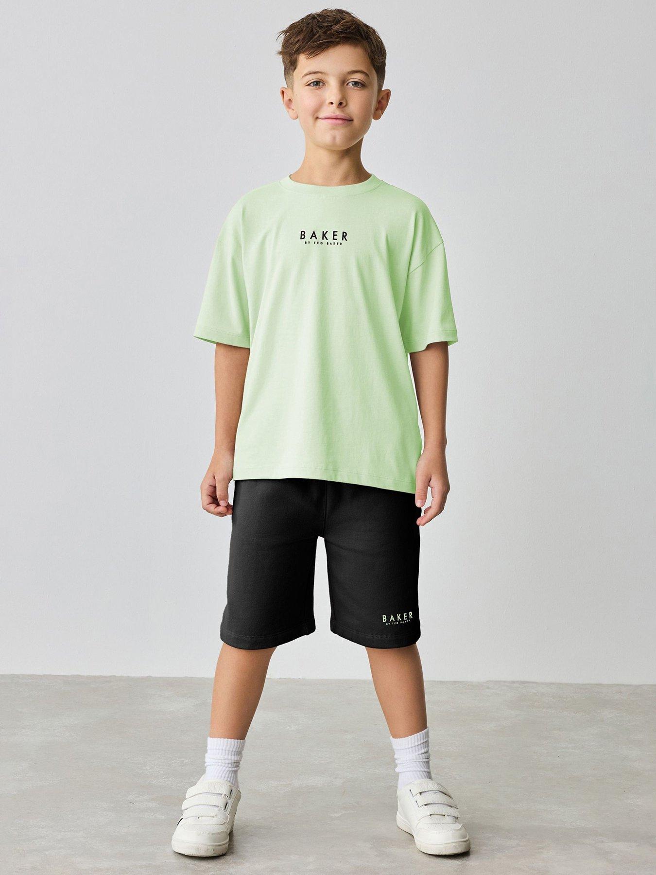 undefined Boys Top And Short Set - Green