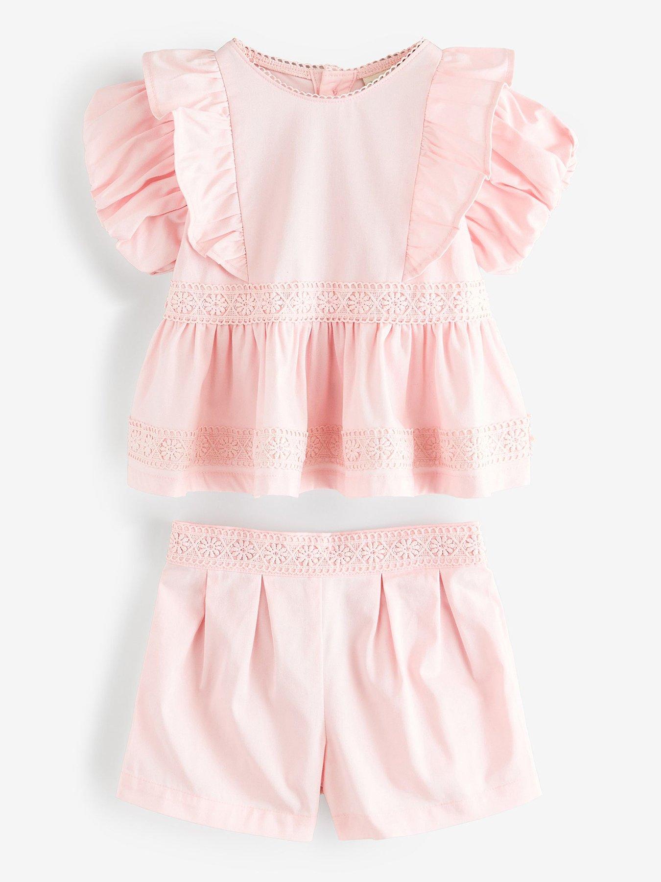 undefined Younger Girls Frill Top And Shorts Set