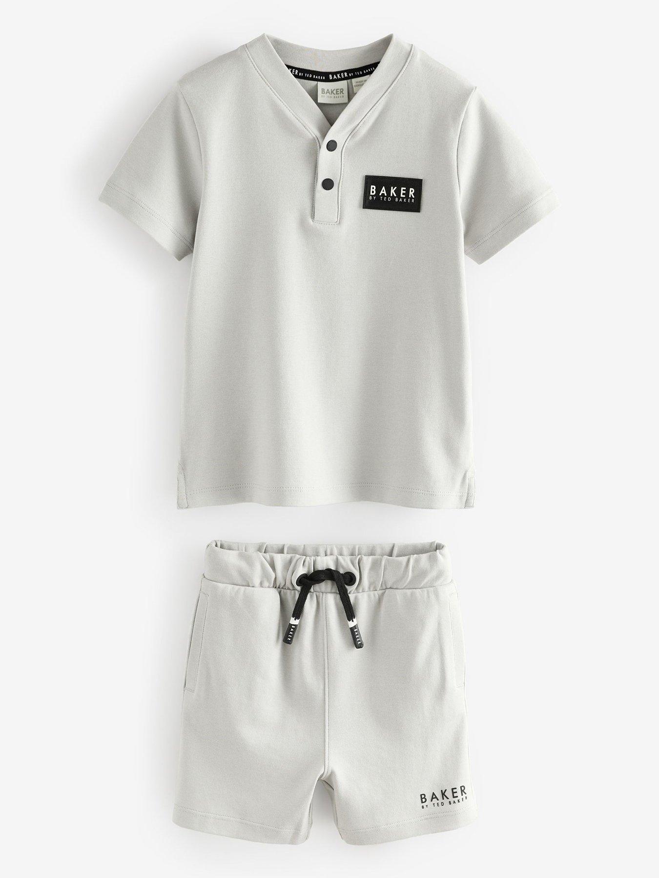 undefined Top  &  Short Set - Grey