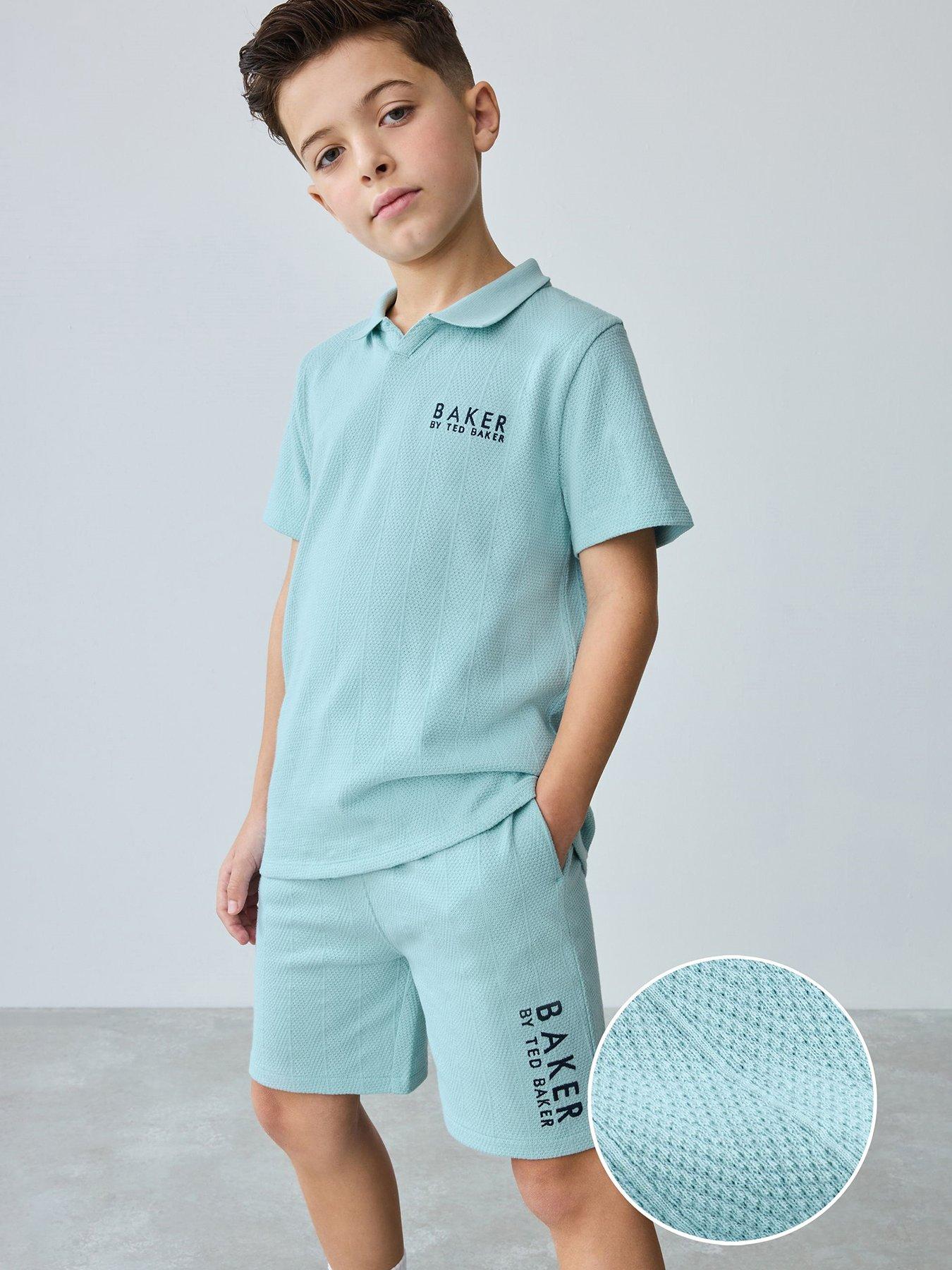 undefined Boys 2 Piece Polo Shirt And Shorts Set - Blue