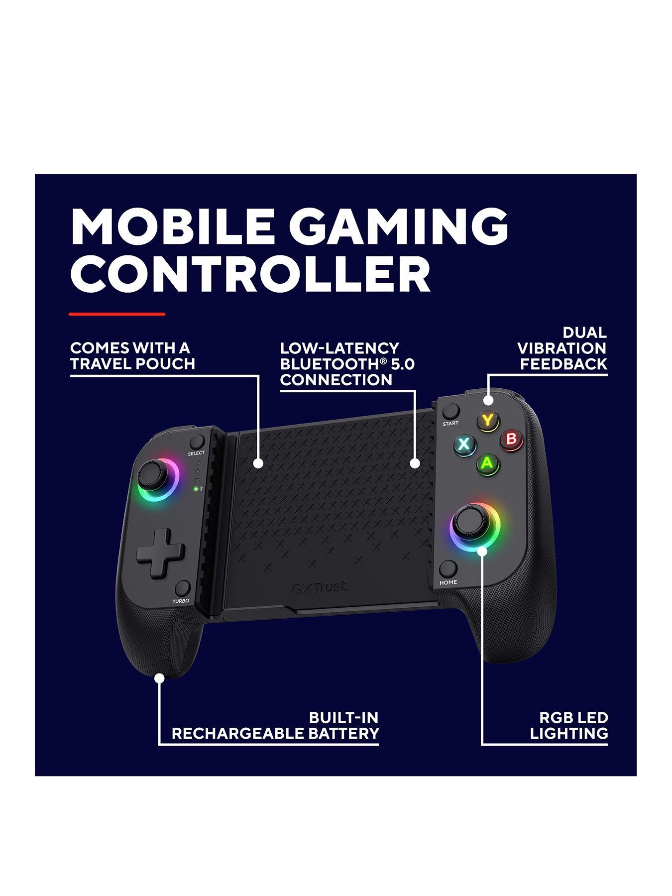 Image 3 of 8 of Trust GXT735 Trust Mylox Wireless Mobile Controller for iOS, Android, PS5, Xbox and PC with RGB Lighting