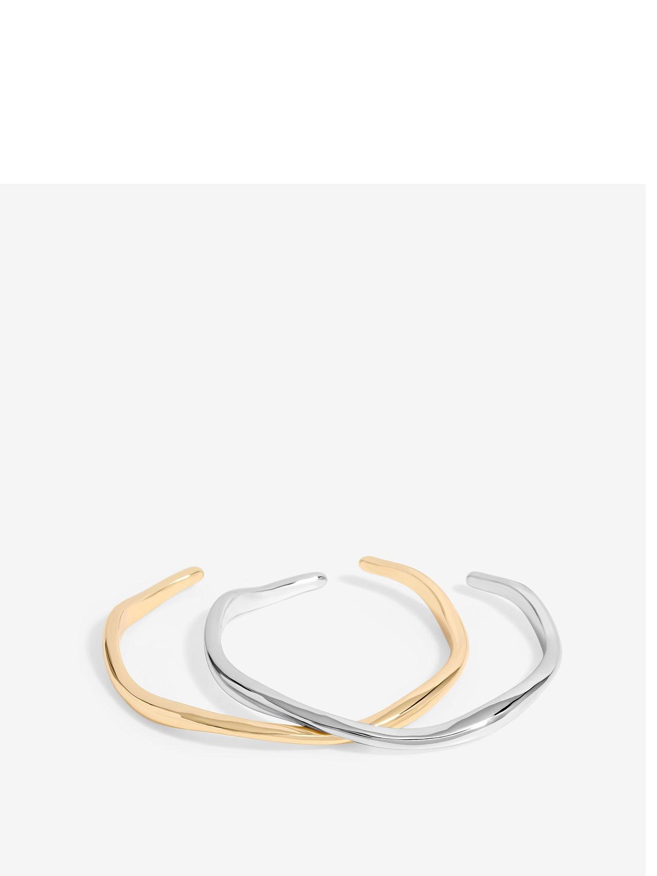 undefined Two Tone Cuffs - Pack of 2 - Gift Pouch