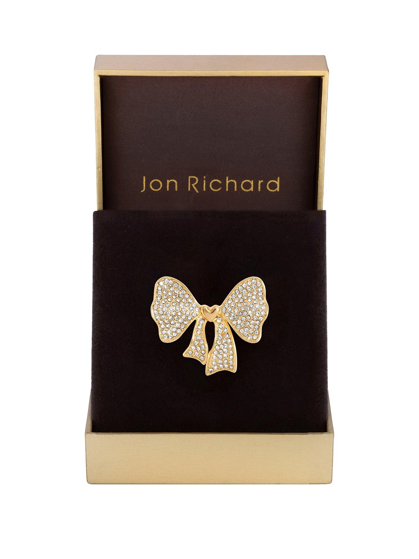 undefined Gold Plated Bow Brooch - Gift Boxed