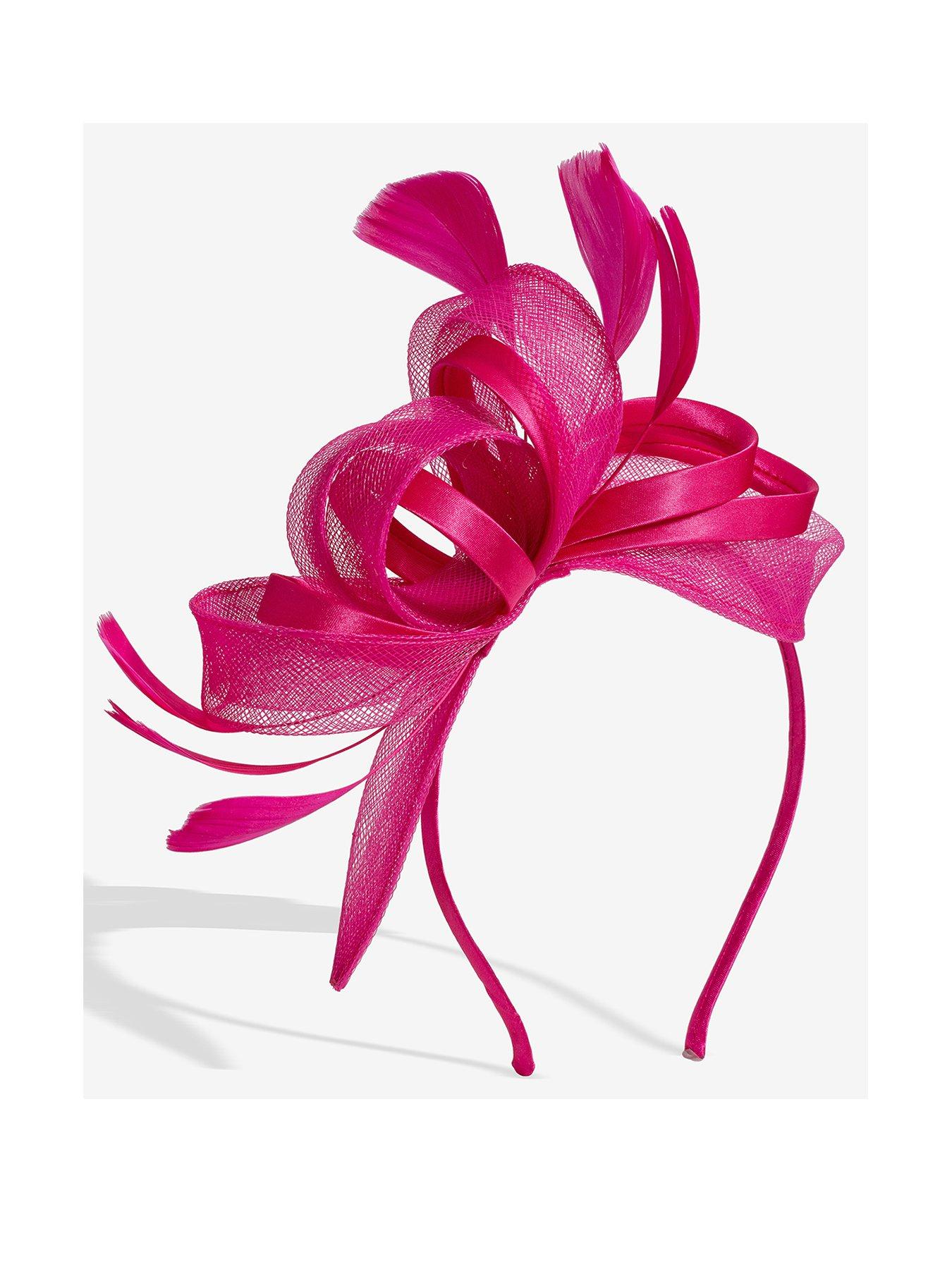 undefined Fushia Medium Fascinator