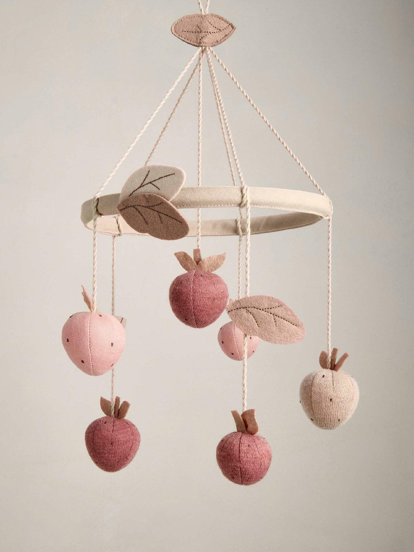 Image 1 of 3 of Mamas & Papas Musical Mobile - Strawberry Wildflower