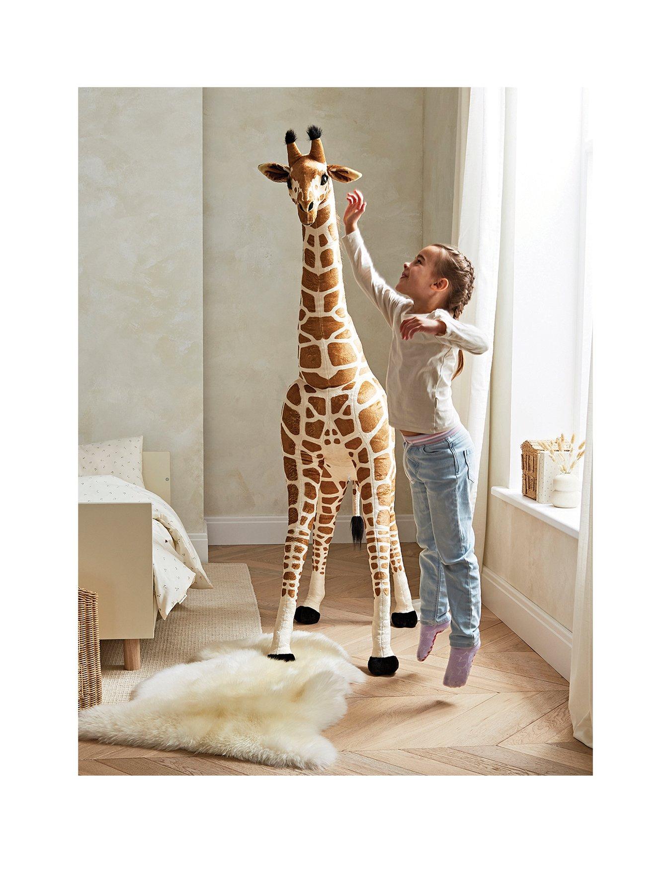 Image 2 of 6 of CuddleCo Medium Standing Giraffe Stuffed Animal