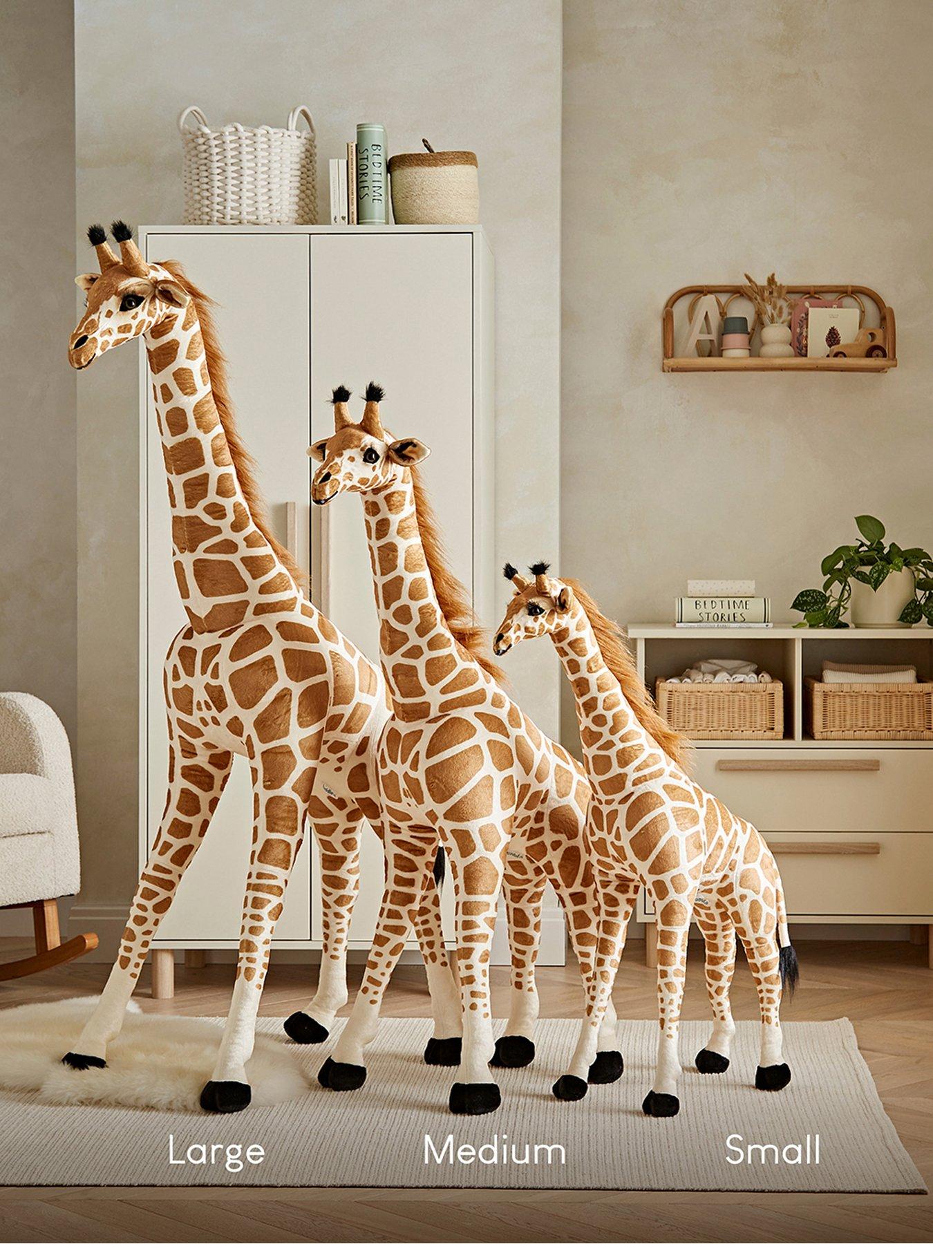 Image 4 of 6 of CuddleCo Medium Standing Giraffe Stuffed Animal