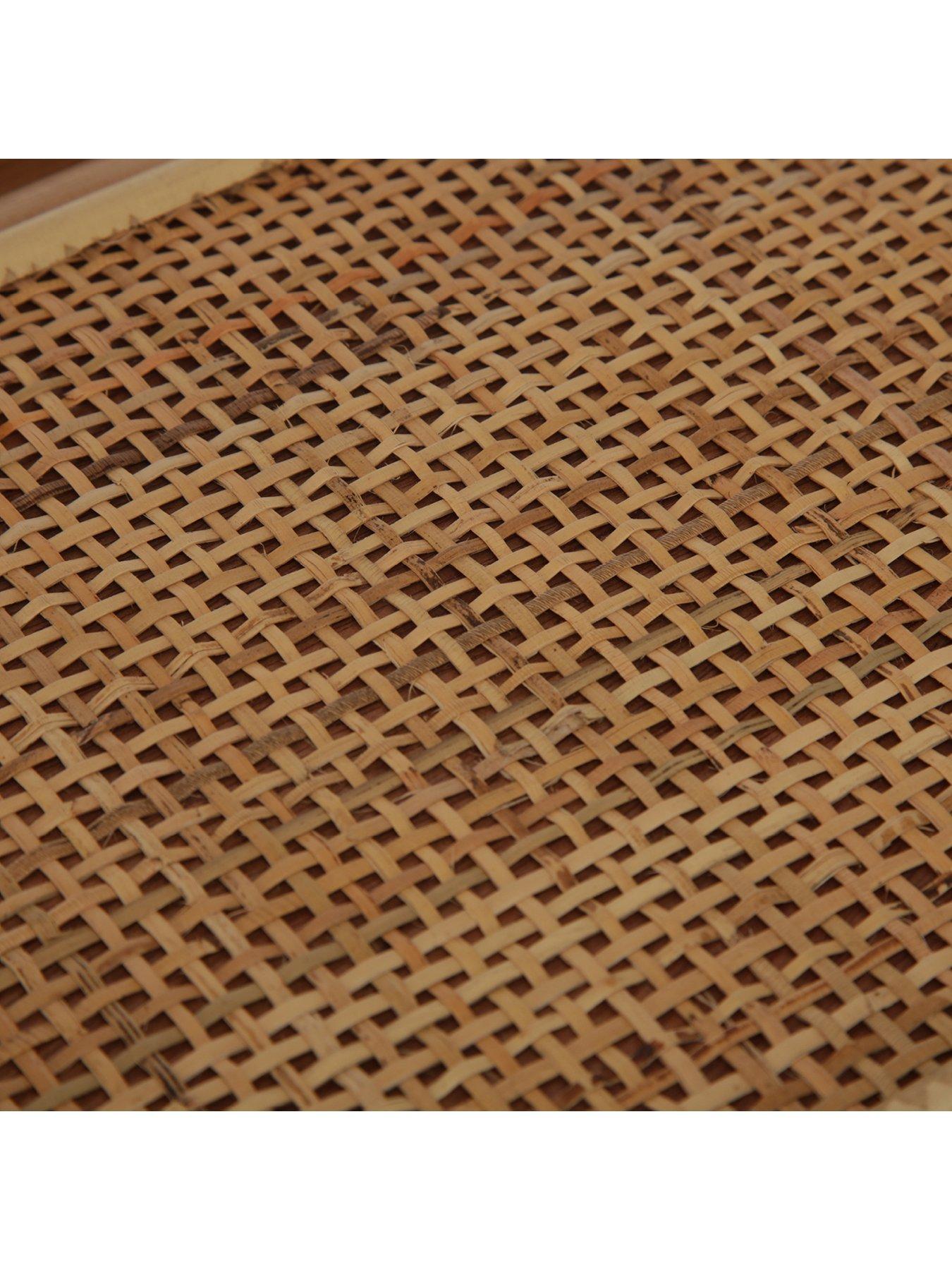 Image 4 of 6 of CuddleCo Aria 3 Tier Rattan Shelving Unit