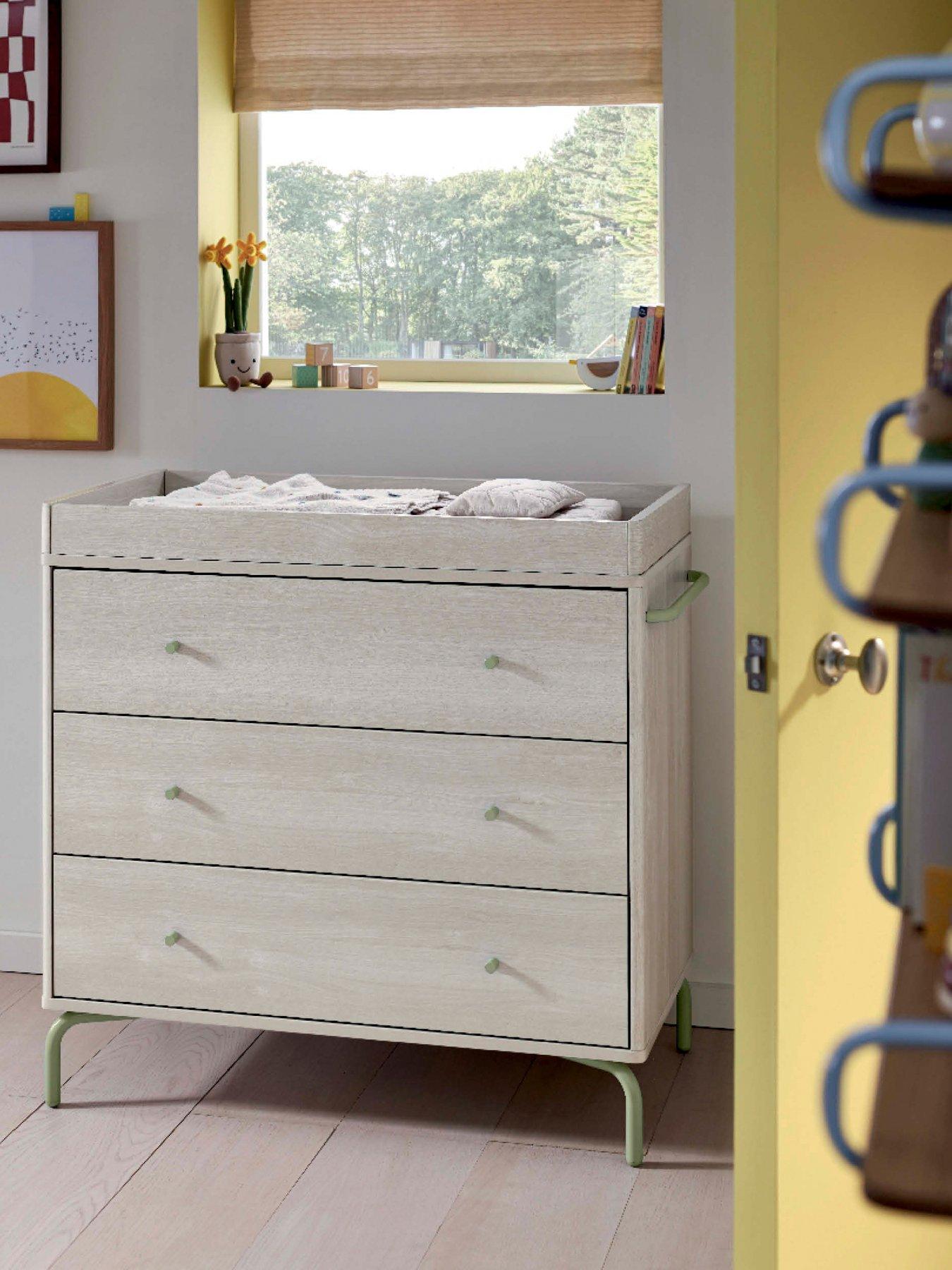 Image 1 of 6 of Mamas & Papas Kinlay Dresser Changer Moss Green