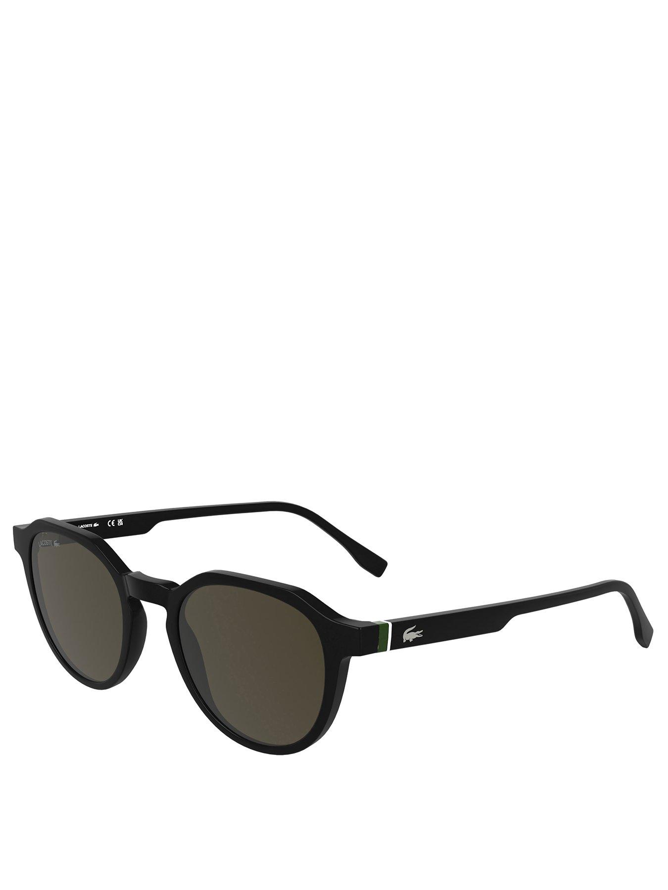 undefined L6052S Injected Round Sunglasses - Black