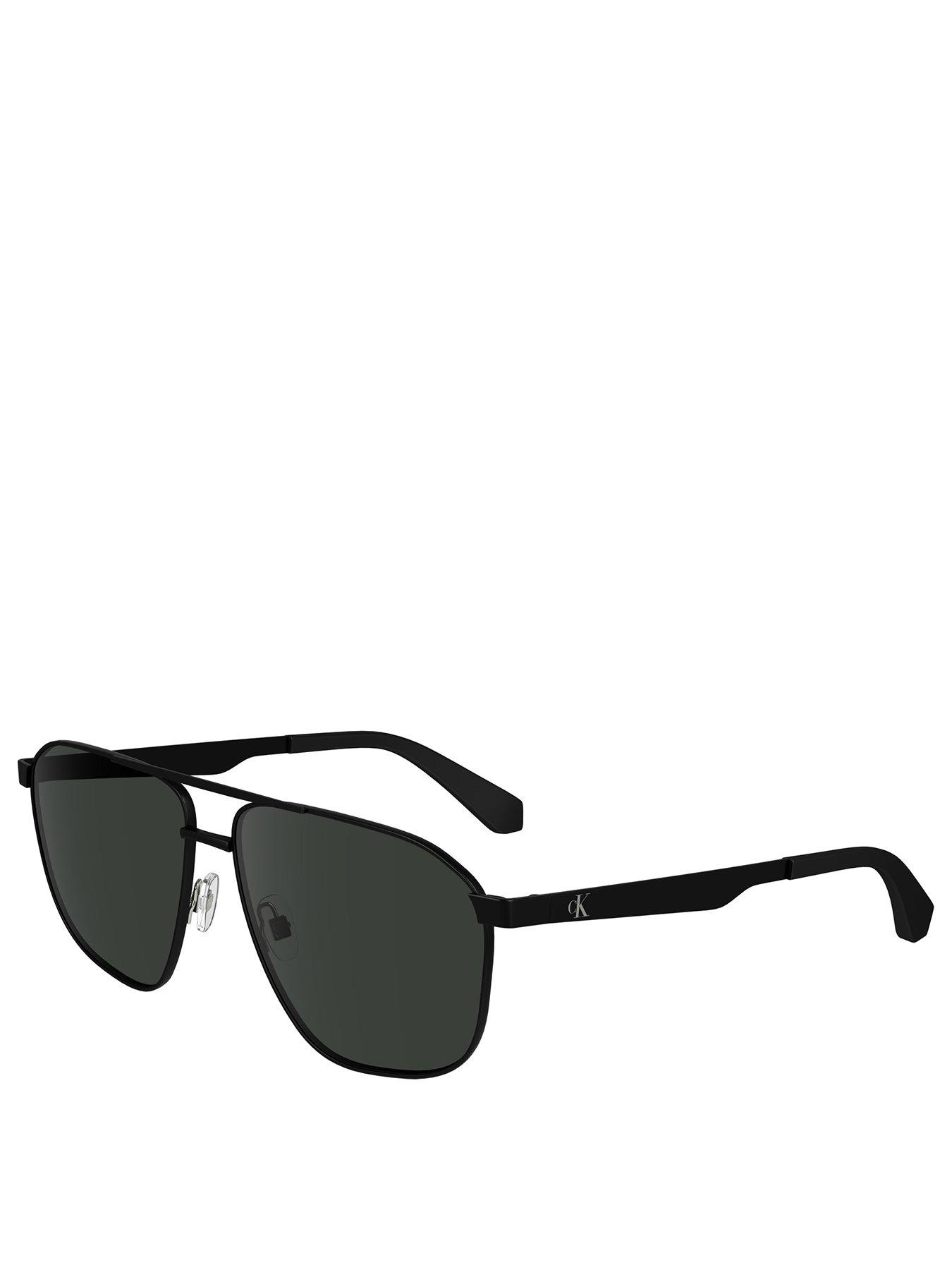 undefined Ckj Ckj24202S Metal Aviator Sunglasses - Black