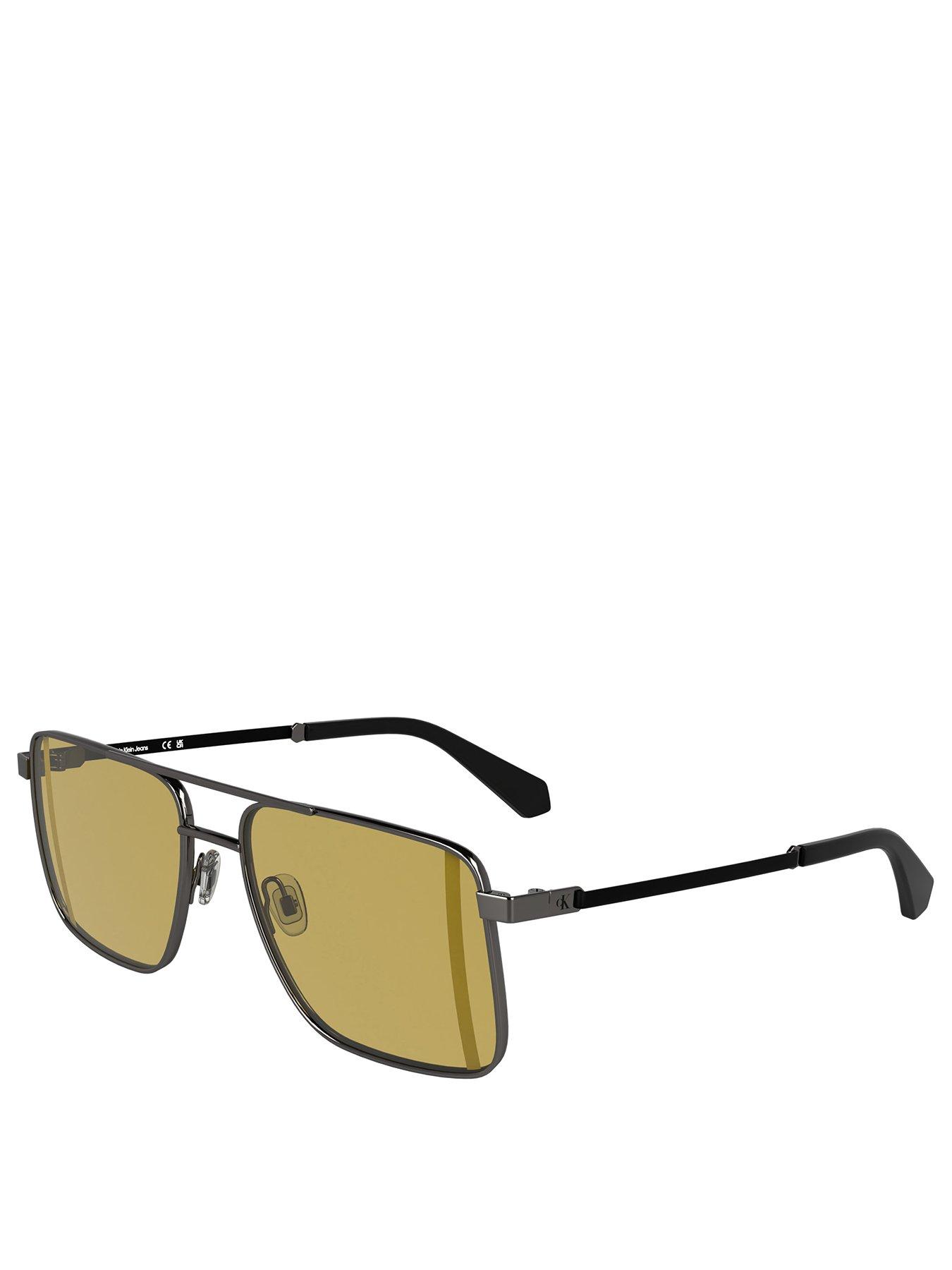 undefined Ckj Ckj25201s Metal Navigator Sunglasses
