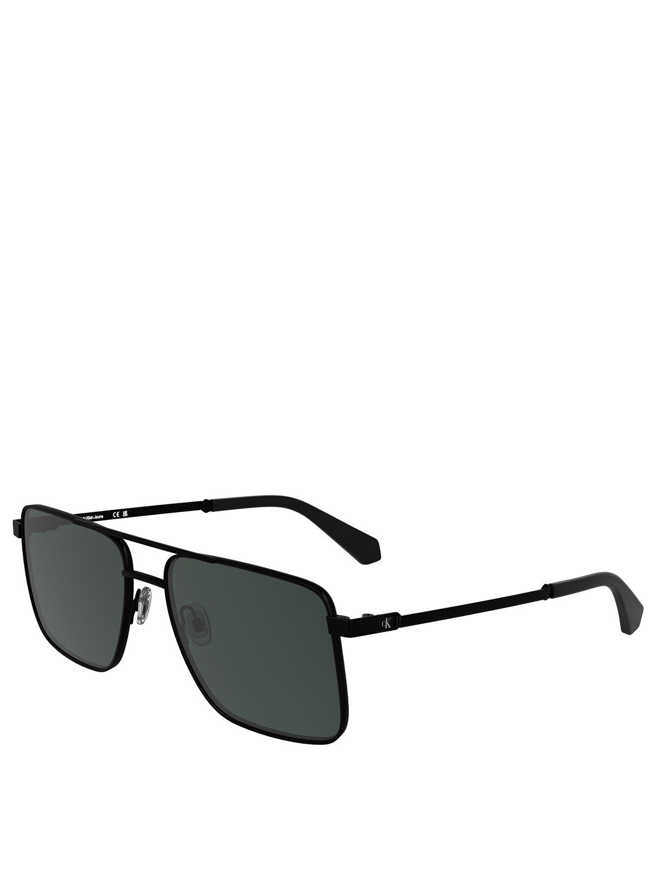 undefined Ckj Ckj25201S Metal Navigator Sunglasses - Black