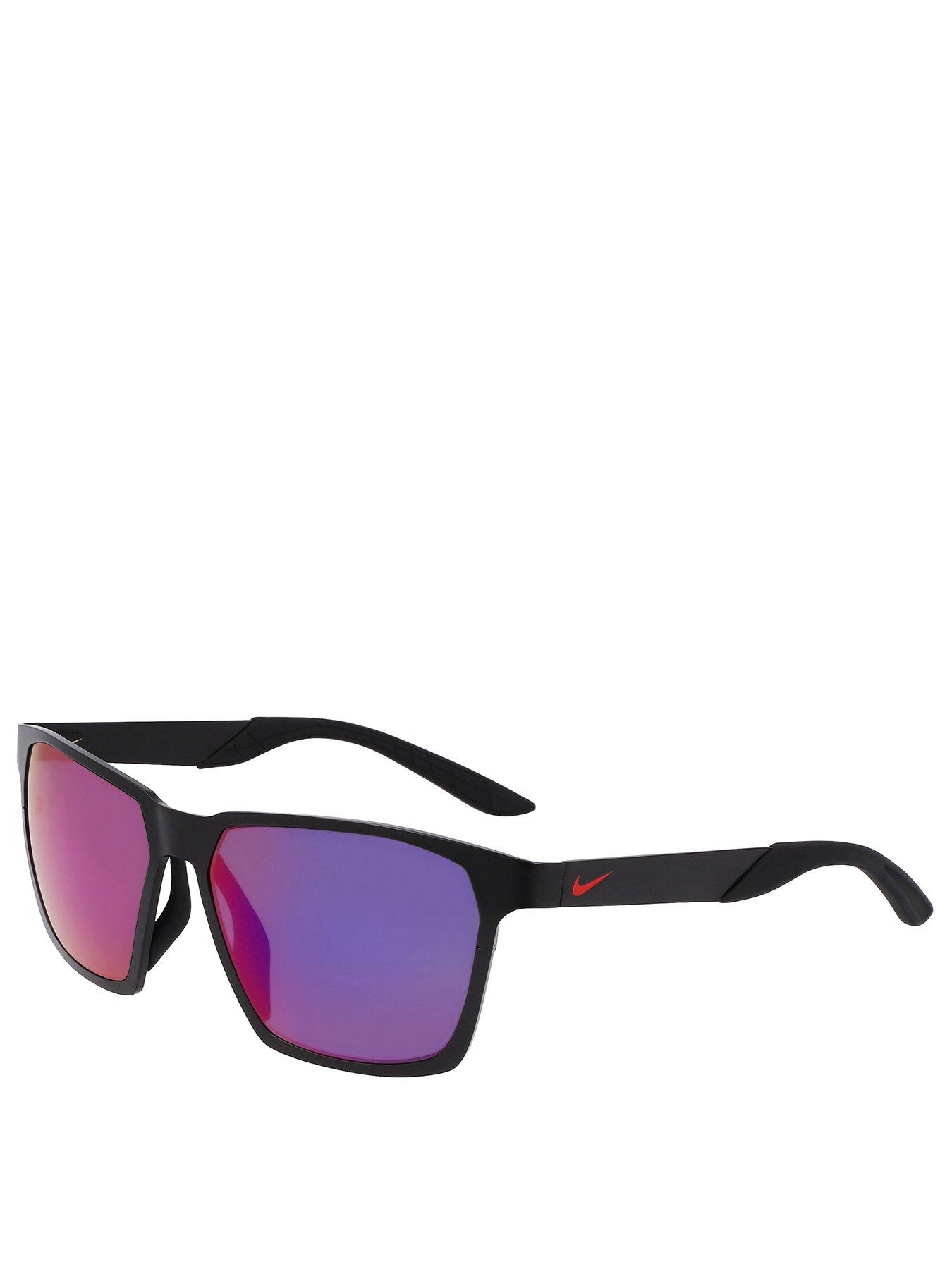 Image 1 of 4 of Nike Maverick Valor If0963X Metal Square Sunglasses - Black