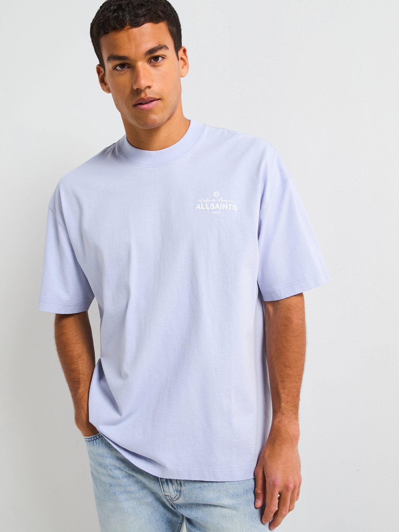 ★ALLSAINTS★ soleil crew t-shirt Buy AllSaints Blue Cotton Soleil Crew T-Shirt from Next USA