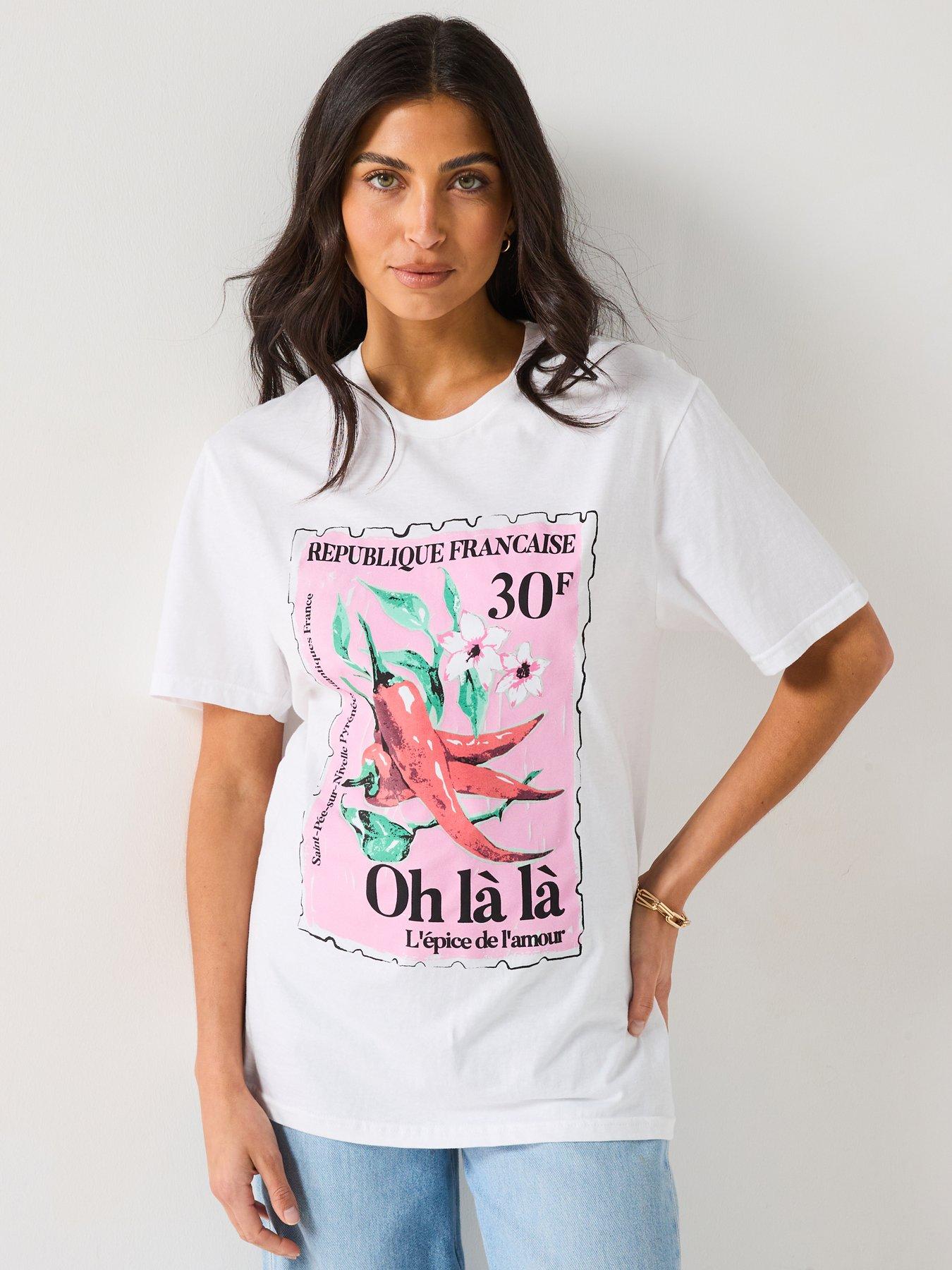 undefined Oversized Graphic Chilli Tee