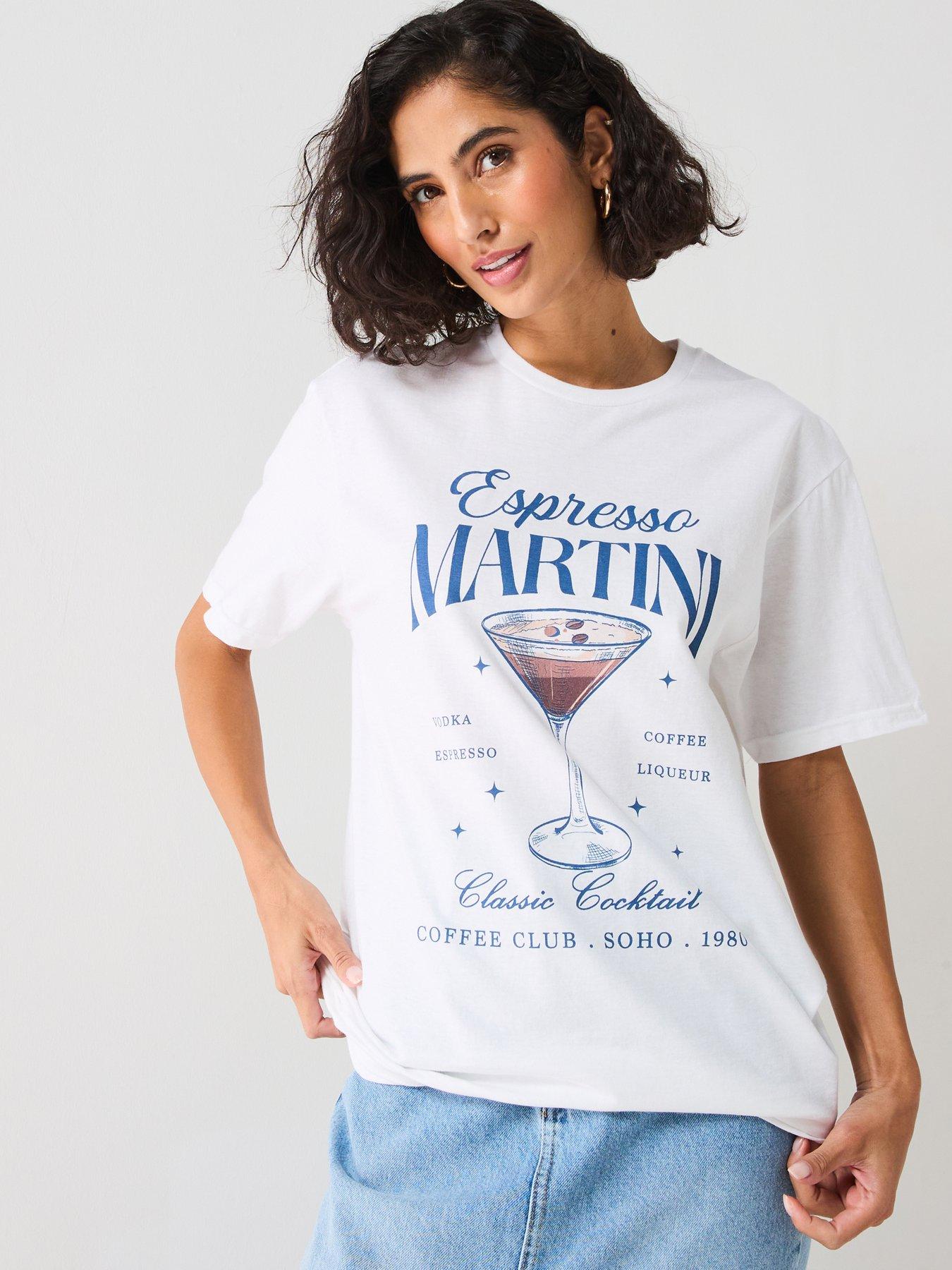 undefined Oversized Martini Graphic Tee