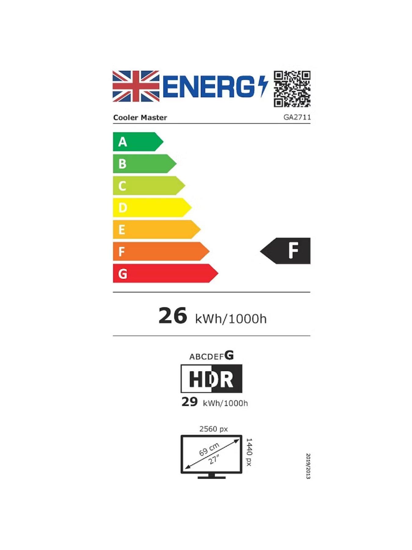 Image 5 of 5 of Cooler Master CMI-GA2711-UK 100Hz 27in QHD (2560x1440) Widescreen IPS Monitor - Black