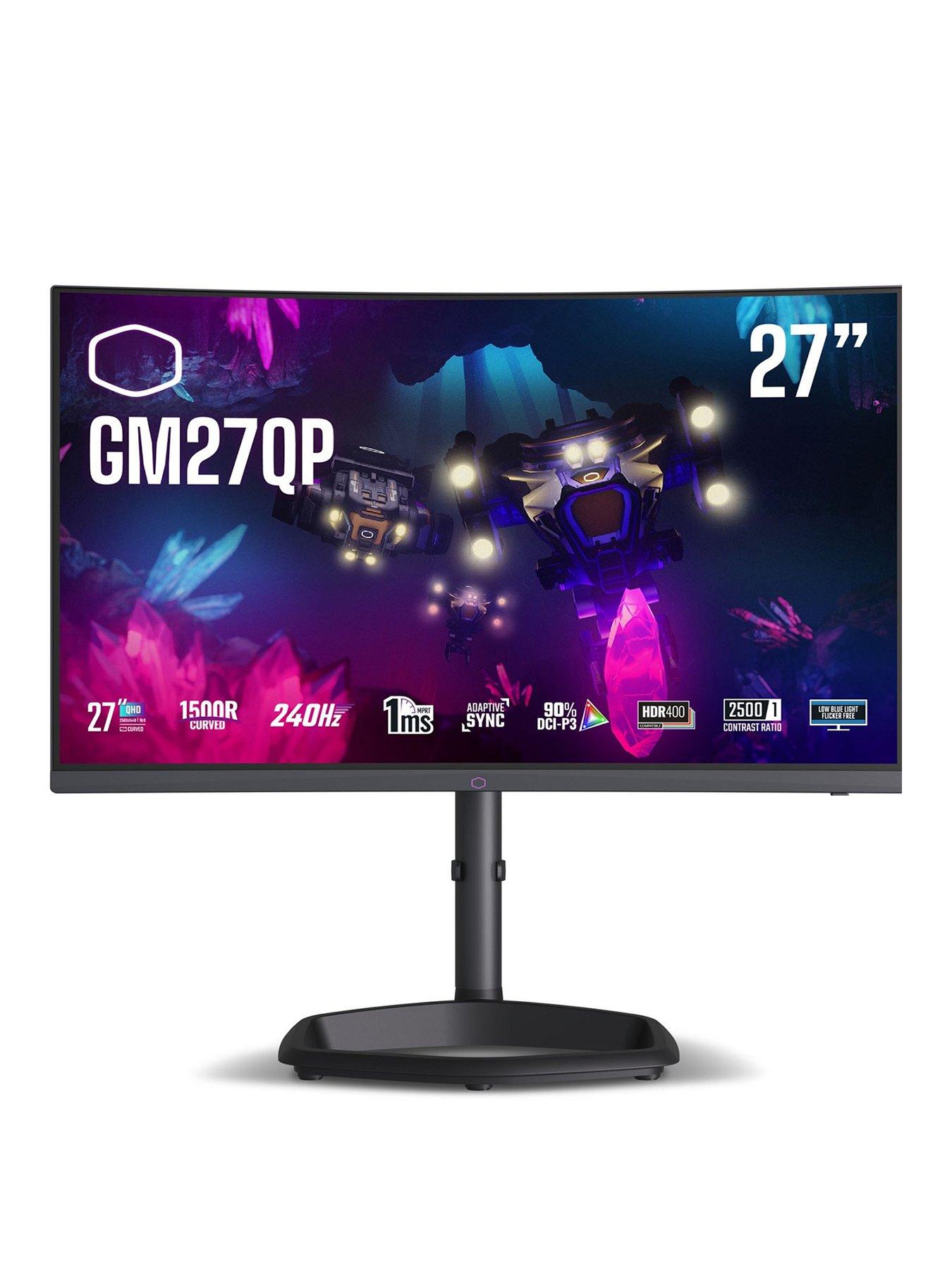 Cooler Master CMI-GM27QP-EK 240Hz 27in QHD Widescreen VA Curved Monitor - Black