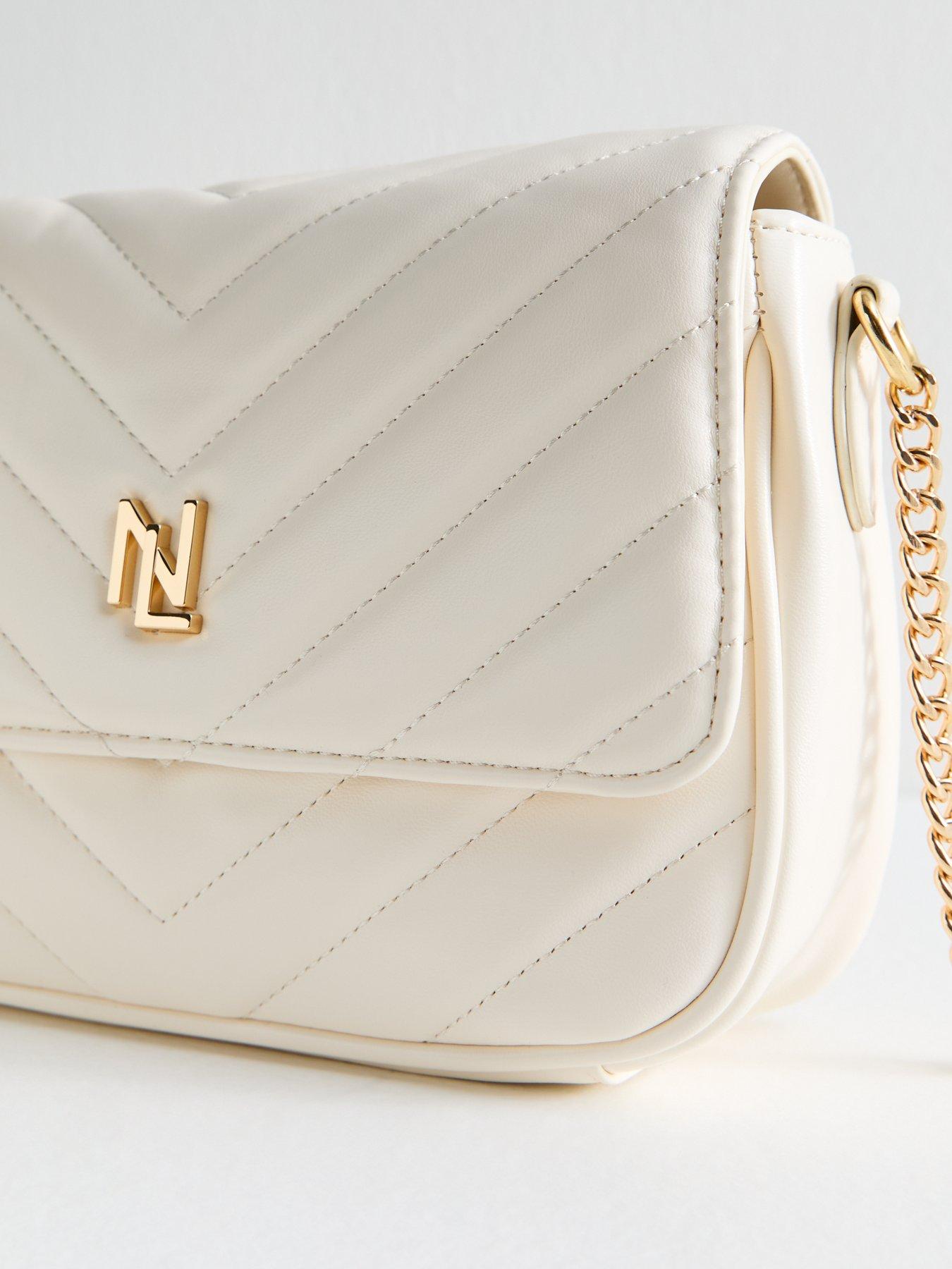 Image 4 of 5 of New Look Quebec Quilted Hw Xbody - Cream