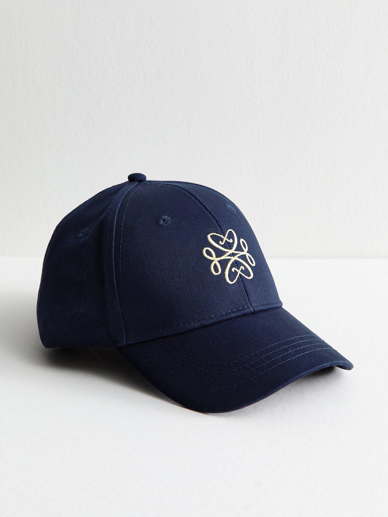 undefined Navy Emblem Embroidered Cap - Blue