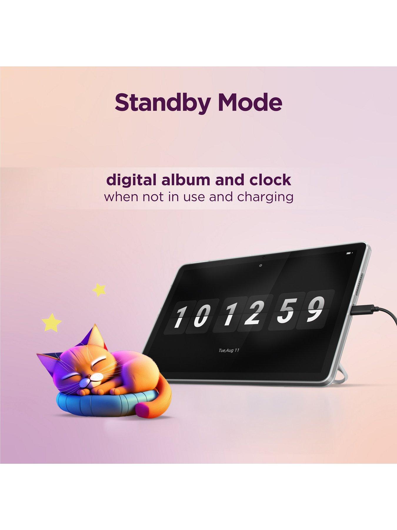 Image 6 of 7 of Lenovo Tab 10.1" 128GB with Clear Case - Grey